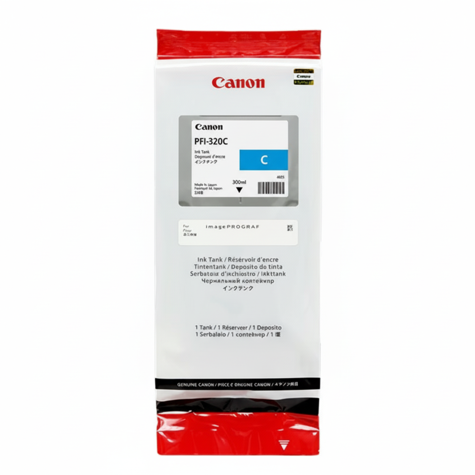 Original OEM Ink Cartridge Canon PFI-320C (2891C001) (Cyan)