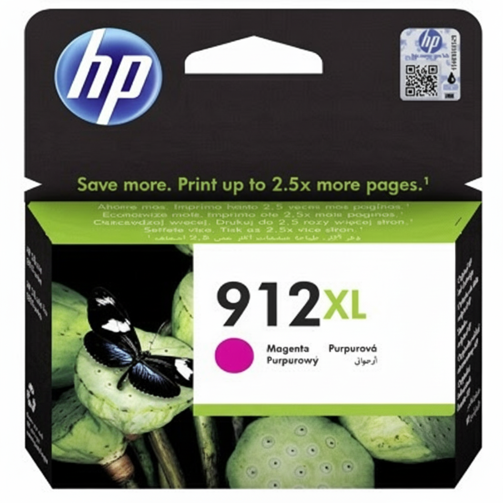 Original OEM Ink Cartridge HP 912 XL (3YL82AE) (Magenta)