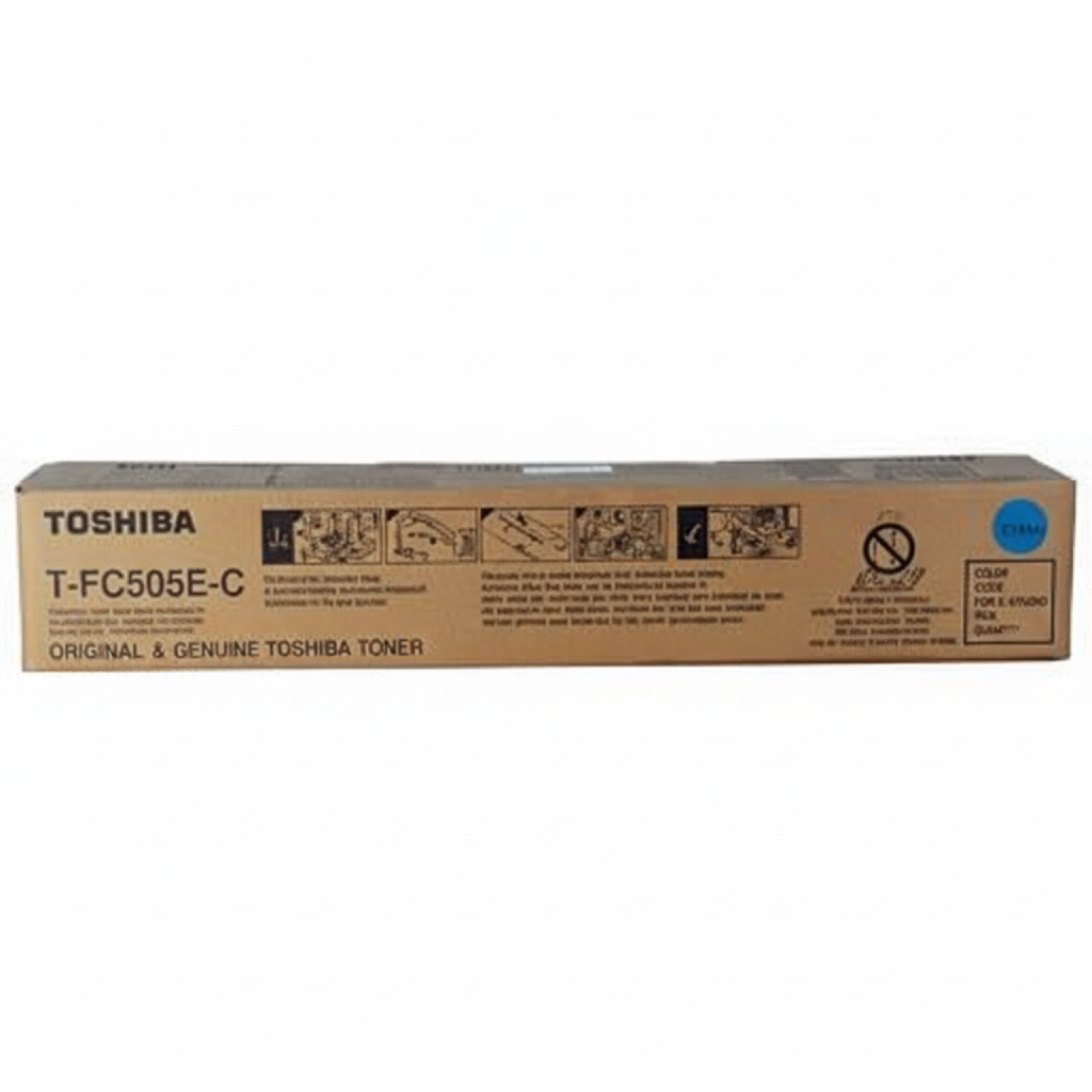 Original OEM Toner Toshiba T-FC505E-C (6AJ00000135) (Cyan)