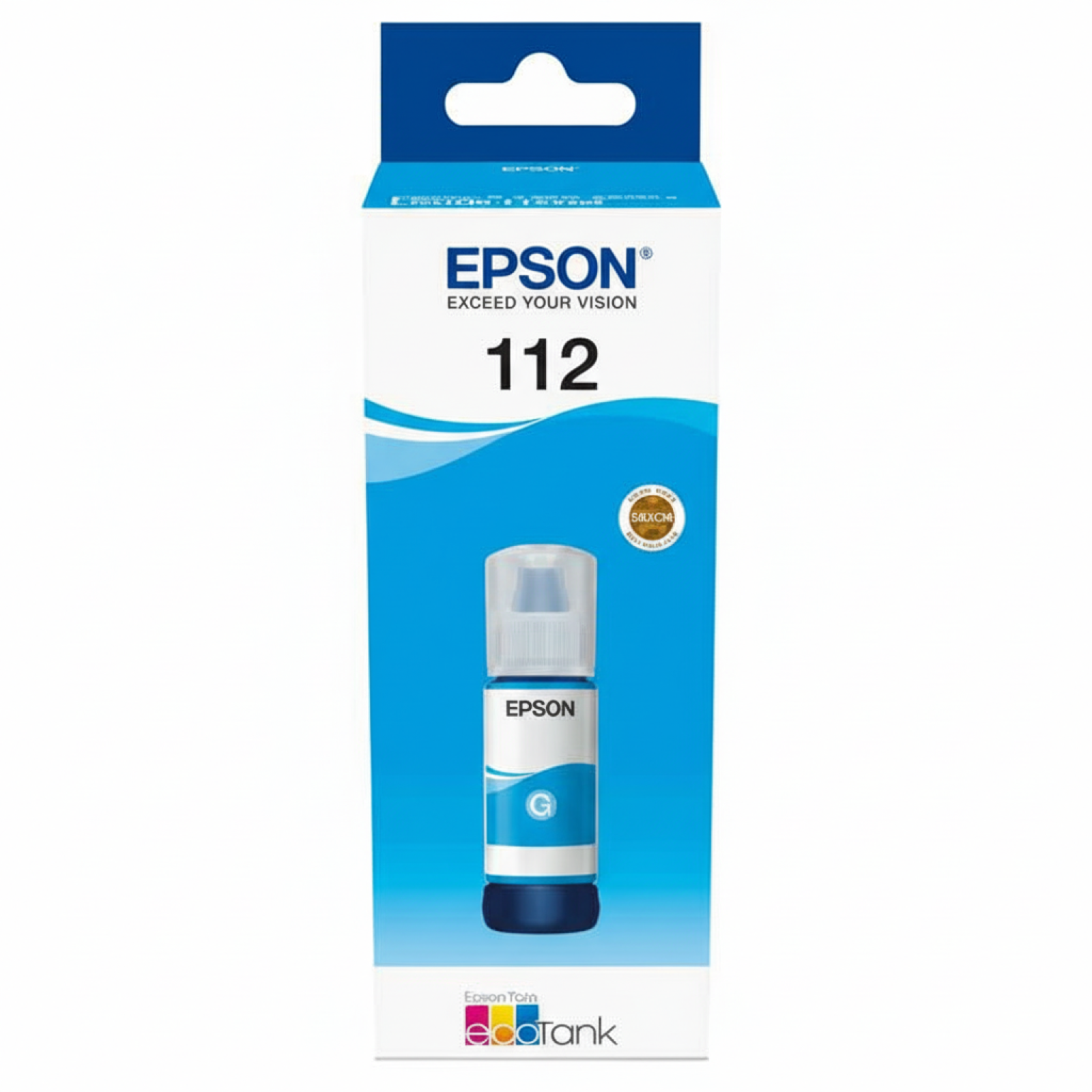 Original OEM Ink Cartridge Epson 112 (C13T06C24A) (Cyan)