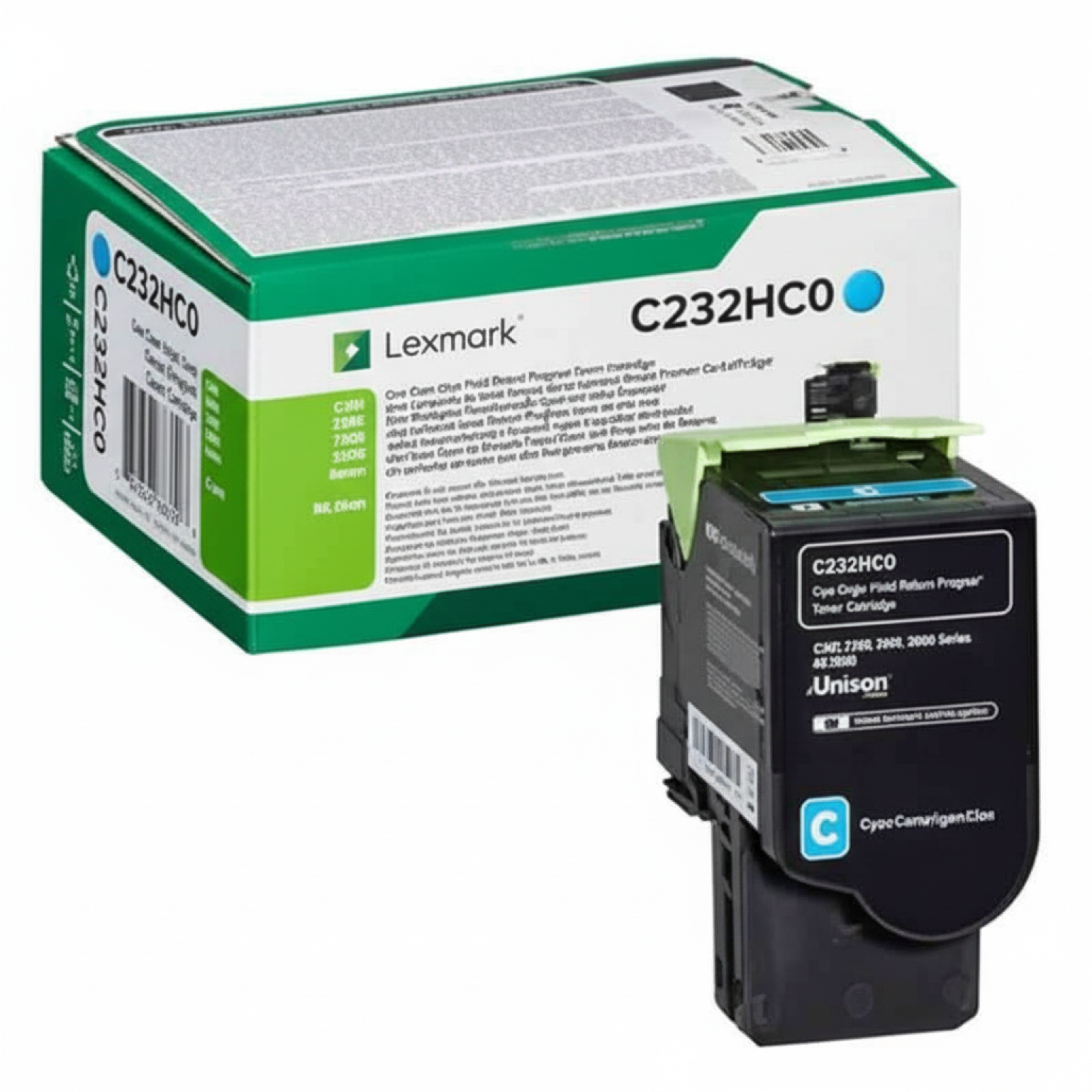 Original OEM Toner Lexmark C232 (C232HC0) (Cyan)