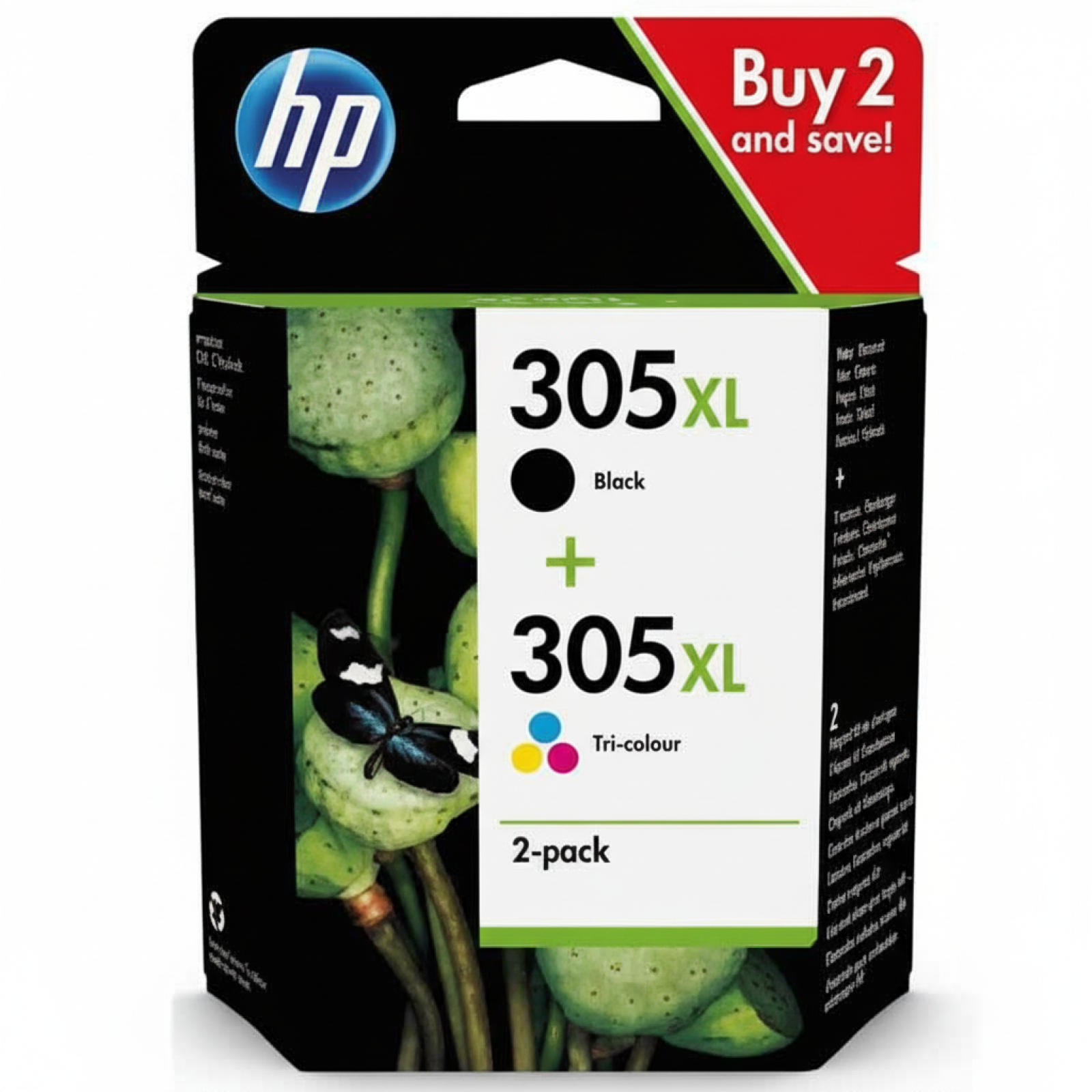 Original OEM Ink Cartridges HP 305 XL (6ZA94AE) (multi pack)