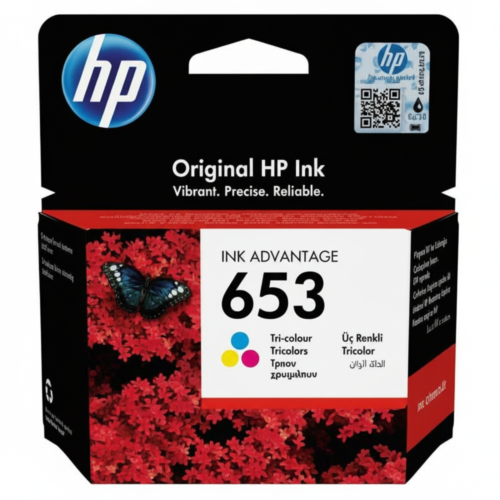 Original OEM Ink Cartridge HP 653 (3YM74AE) (Color)