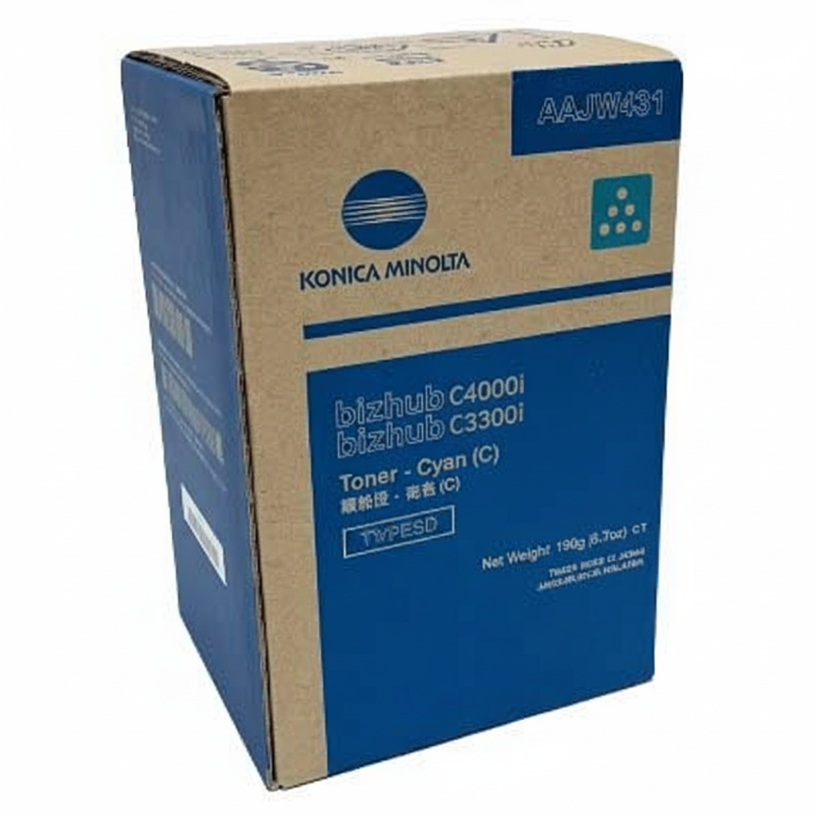 Original OEM Toner KM TNP-81C (AAJW451) (Cyan)