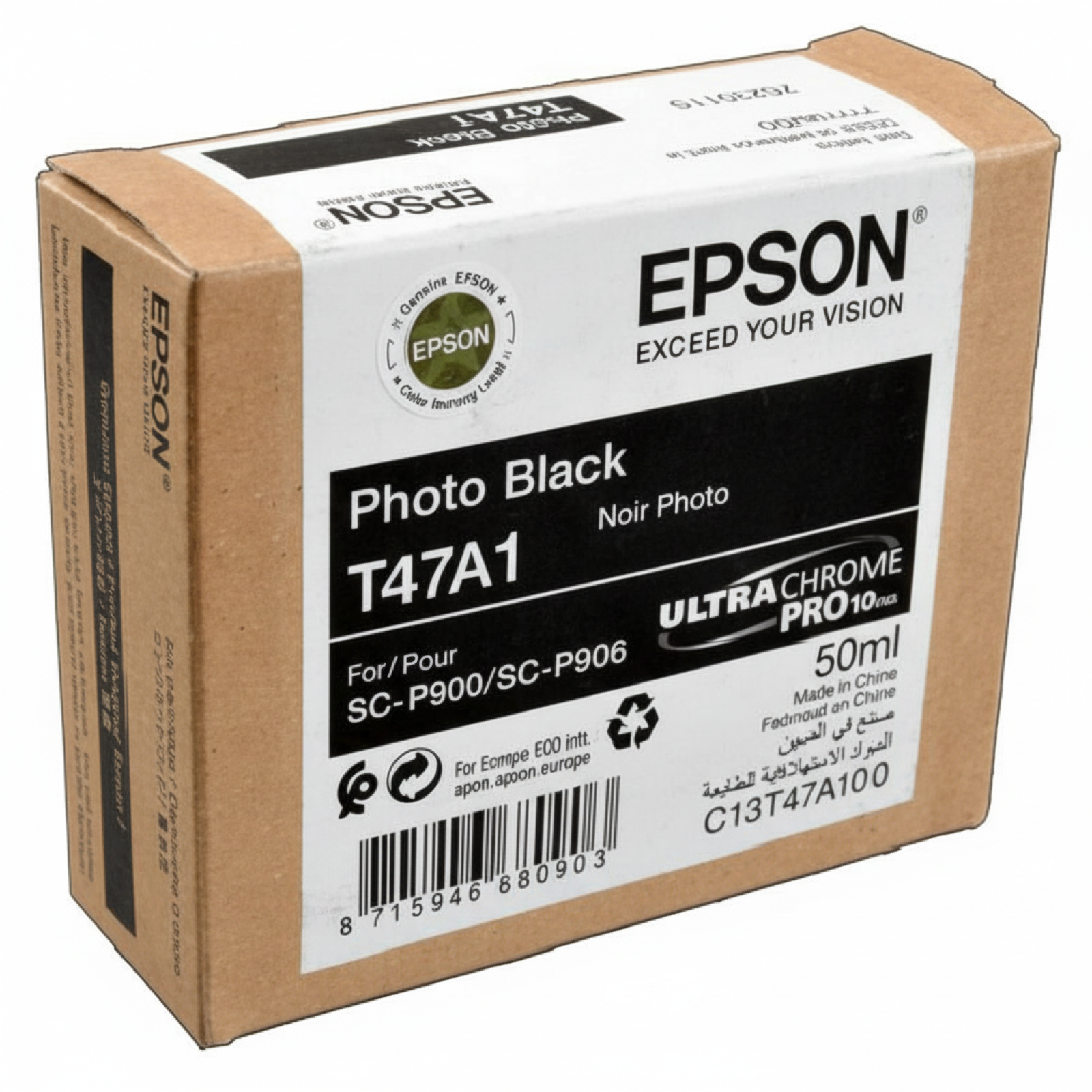 Original OEM Ink Cartridge Epson T47A1 (C13T47A100) (Black Photo)