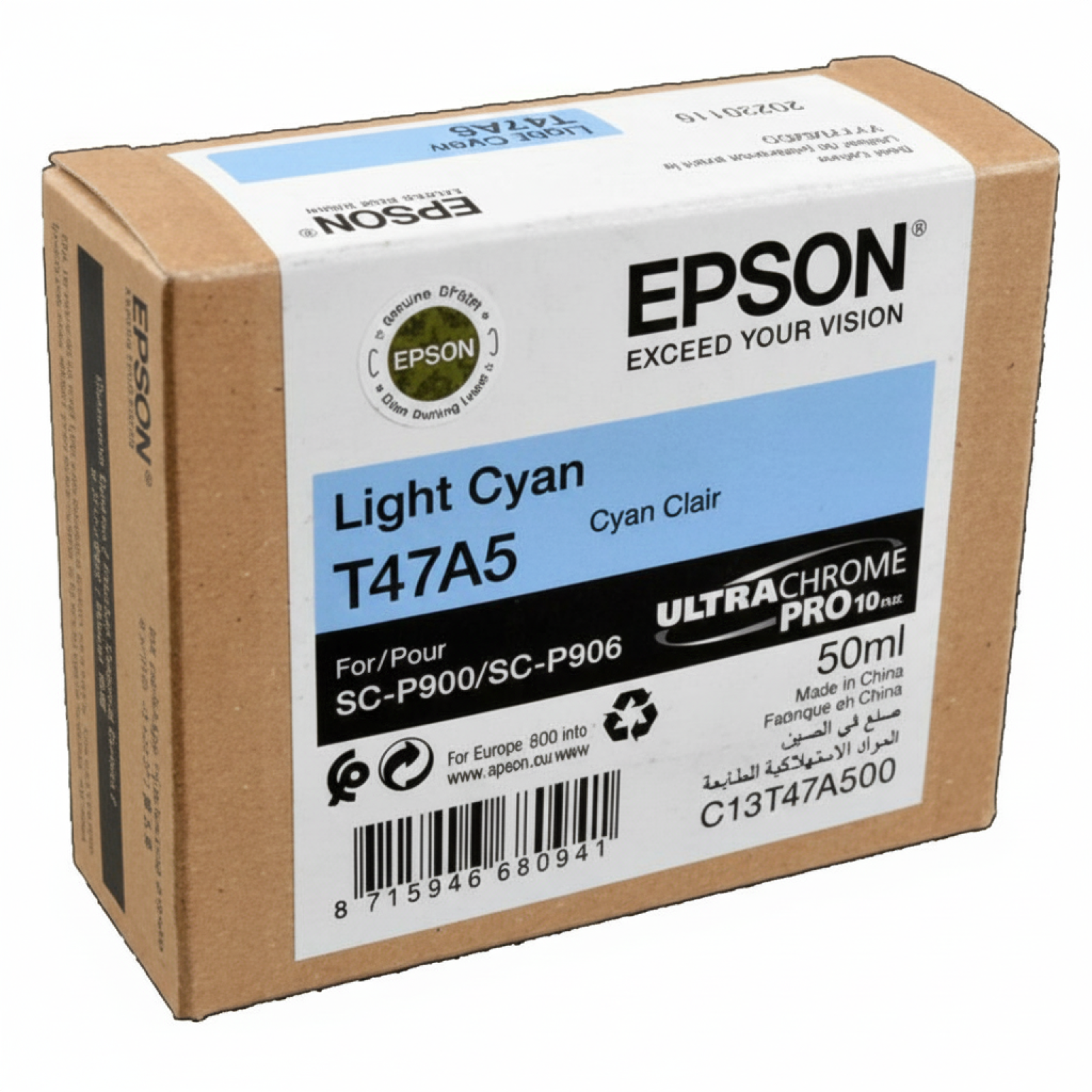 Original OEM Ink Cartridge Epson T47A5 (C13T47A500) (Light cyan)