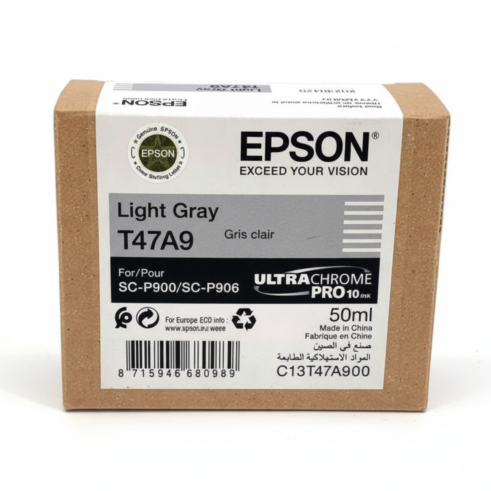Original OEM Ink Cartridge Epson T47A9 (C13T47A900) (Light gray)
