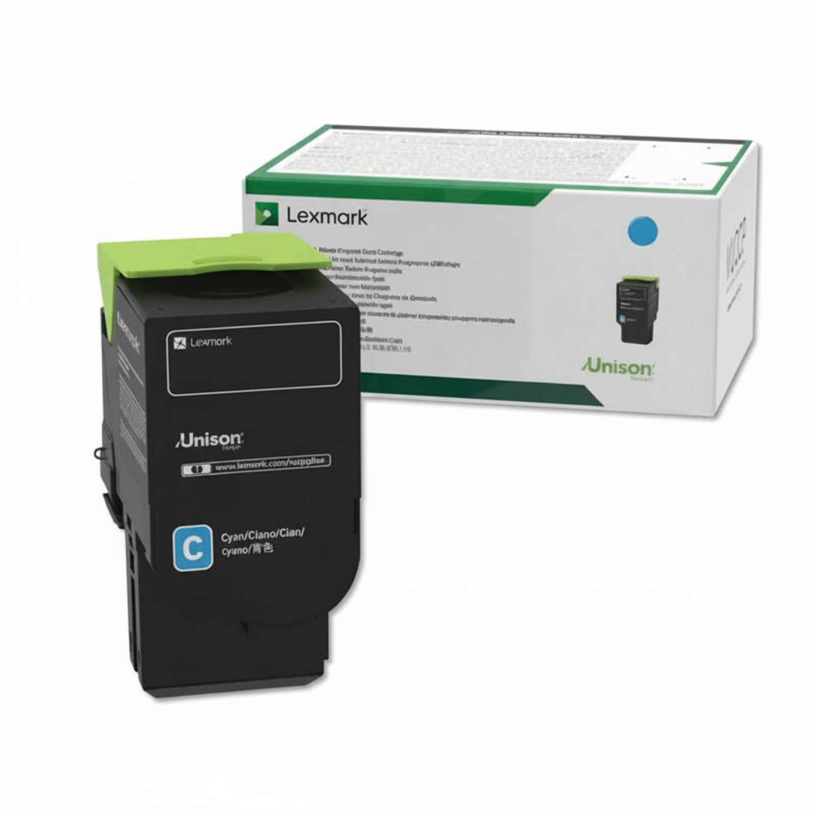 Original OEM Toner Lexmark 78C2XC0 (78C2XC0, 78C2XCE) (Cyan)