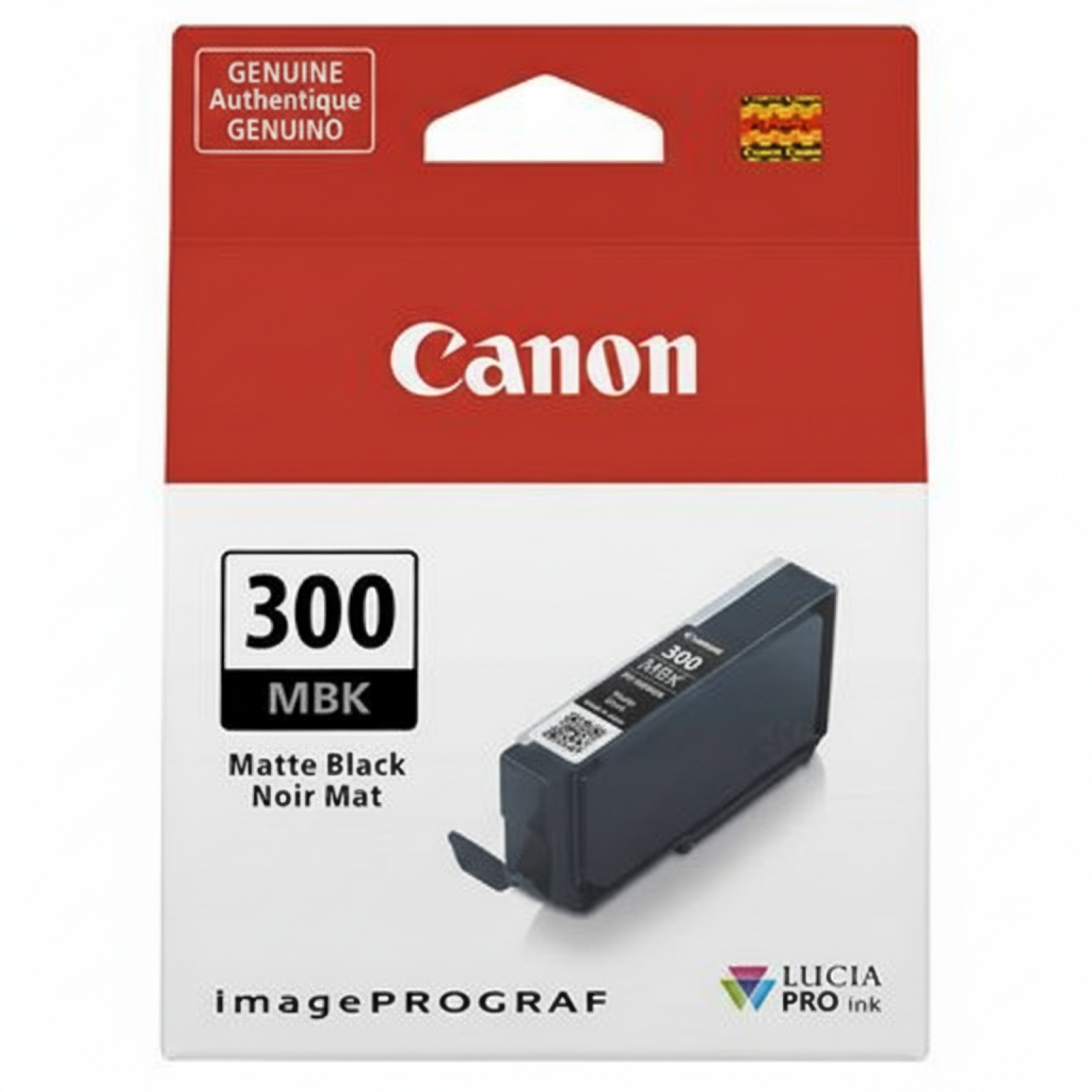 Original OEM Ink Cartridge Canon PFI-300MBK (PFI300MBK) (Matte black)