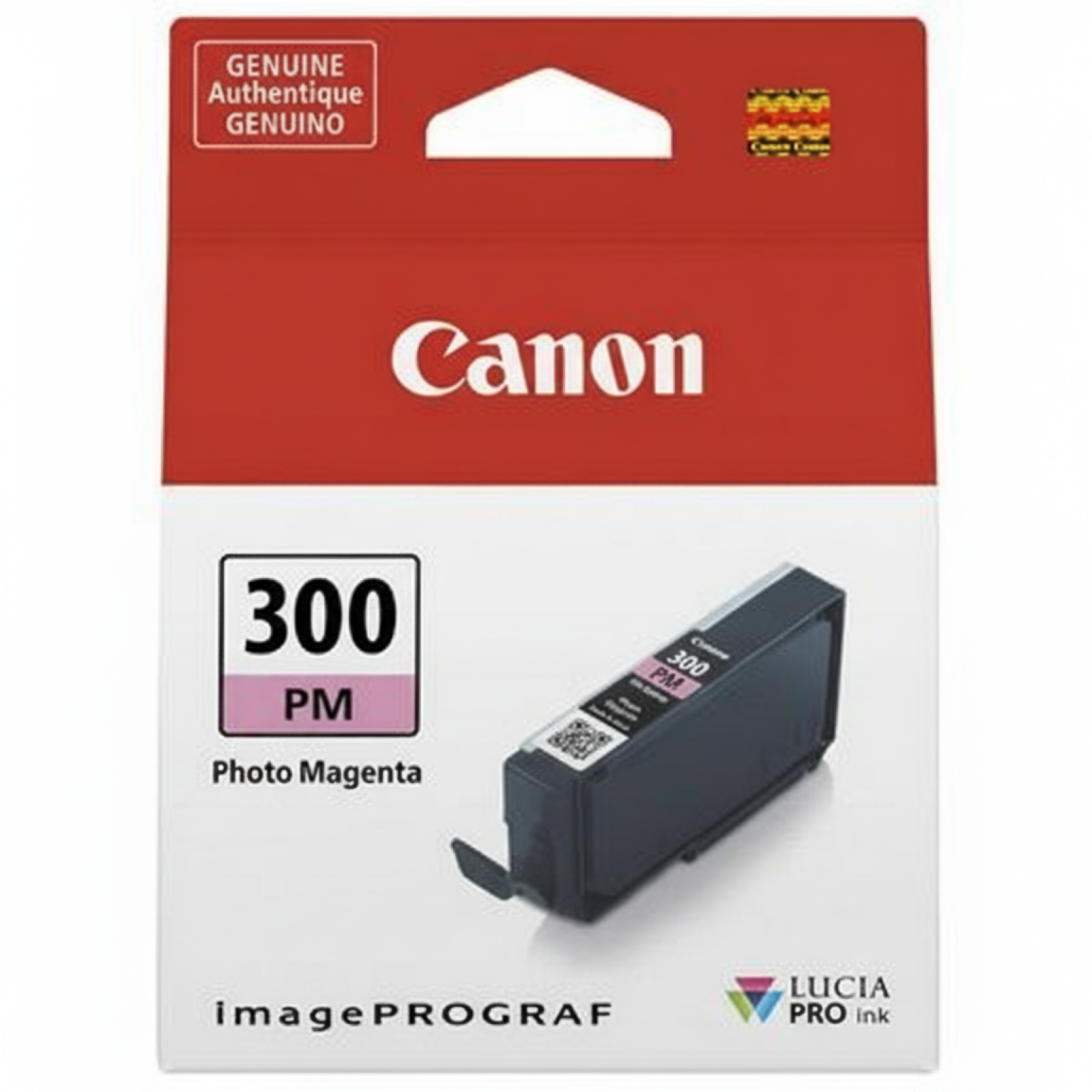 Original OEM Ink Cartridge Canon PFI-300PM (PFI300PM) (Magenta Photo)