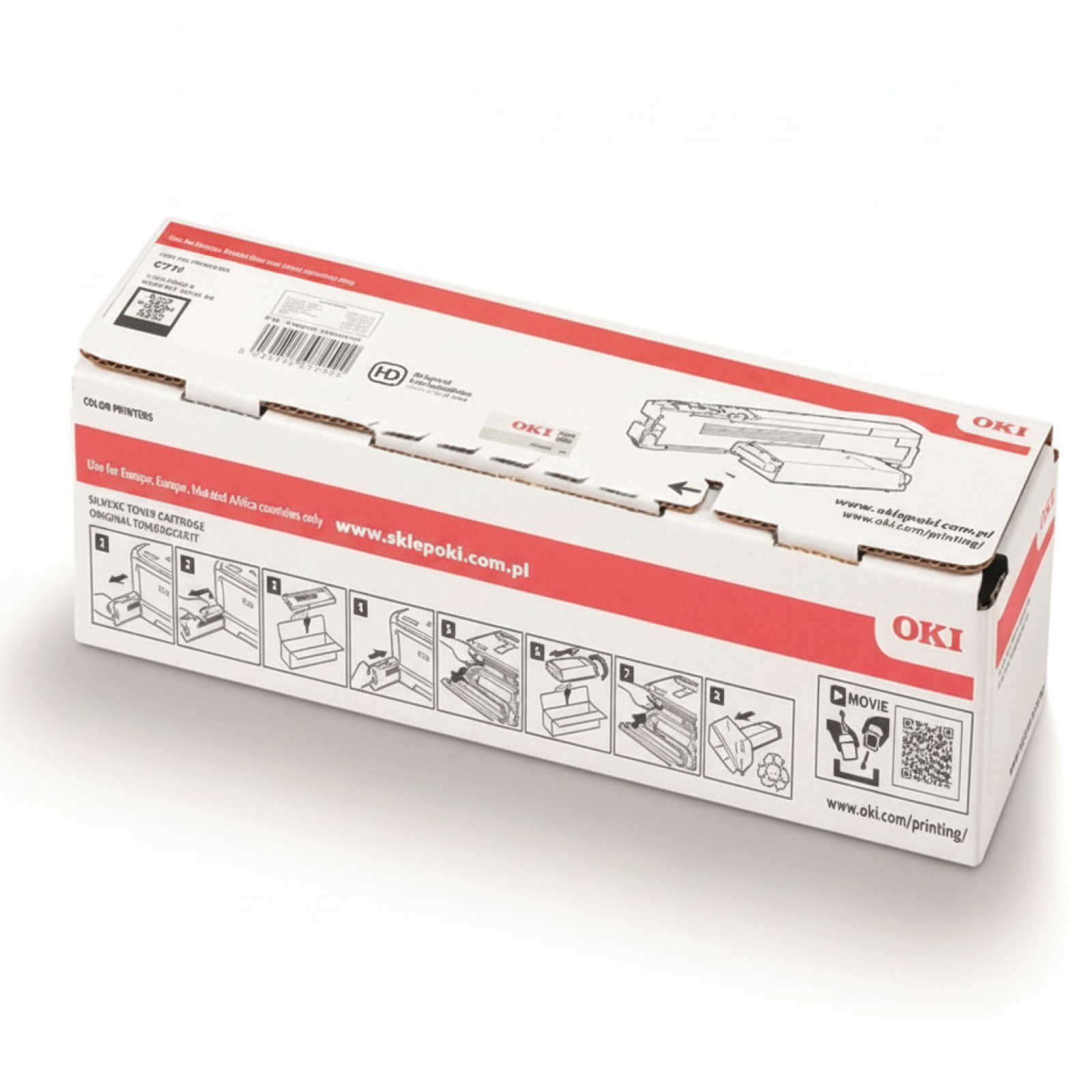 Original OEM Toner Oki C650 (09006127) (Cyan)