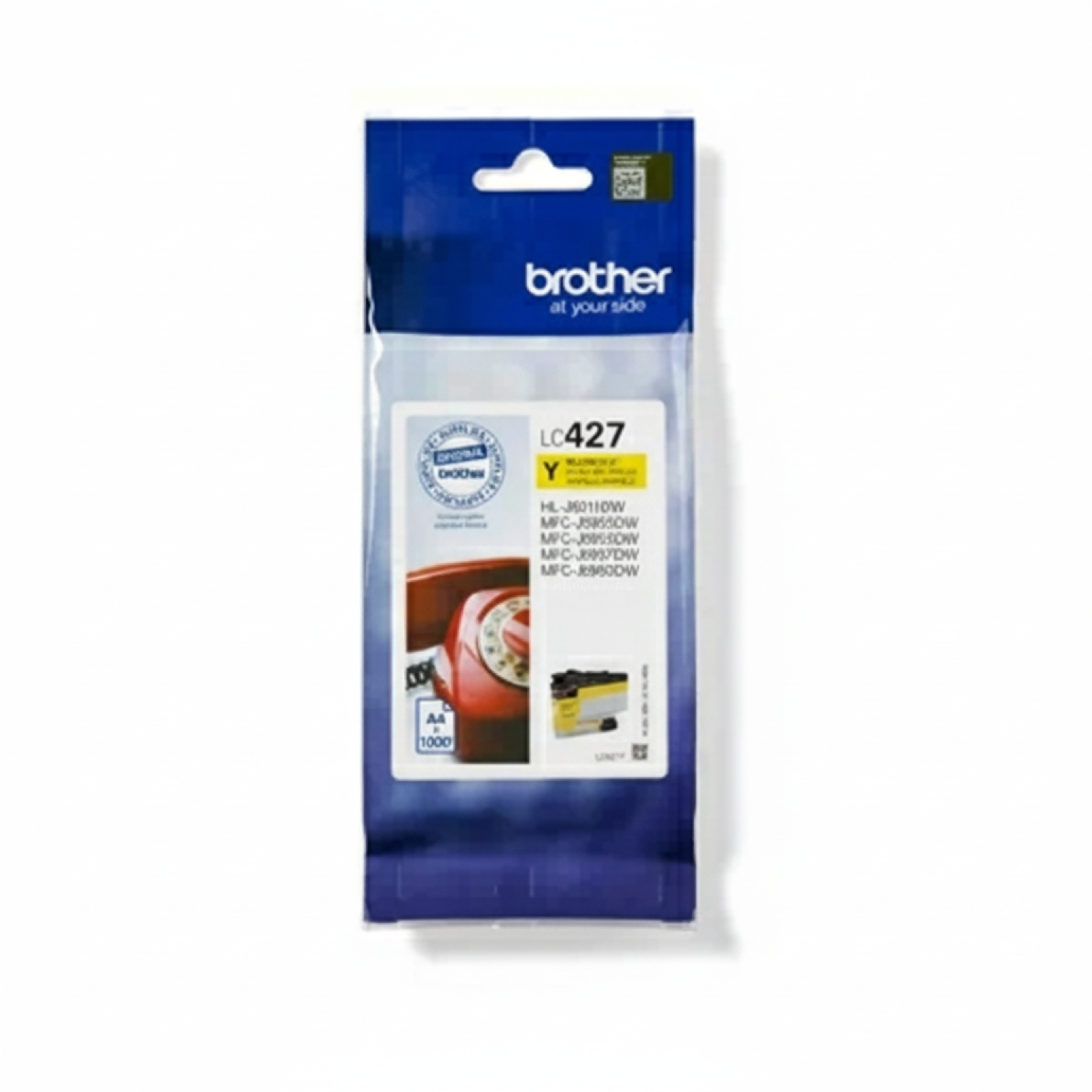 Original OEM Ink Cartridge Brother LC-427 Y (LC427Y) (Yellow)