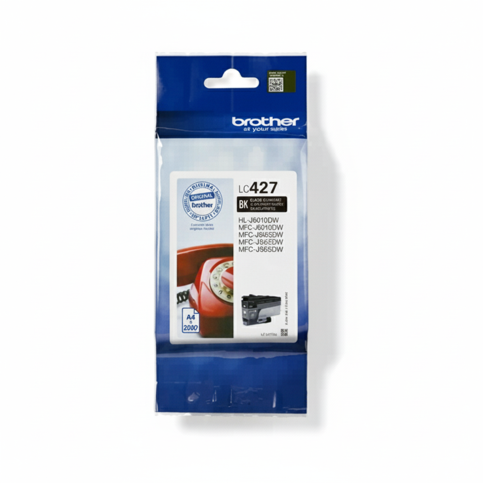 Original OEM Ink Cartridge Brother LC-427 BK (LC427BK) (Black)