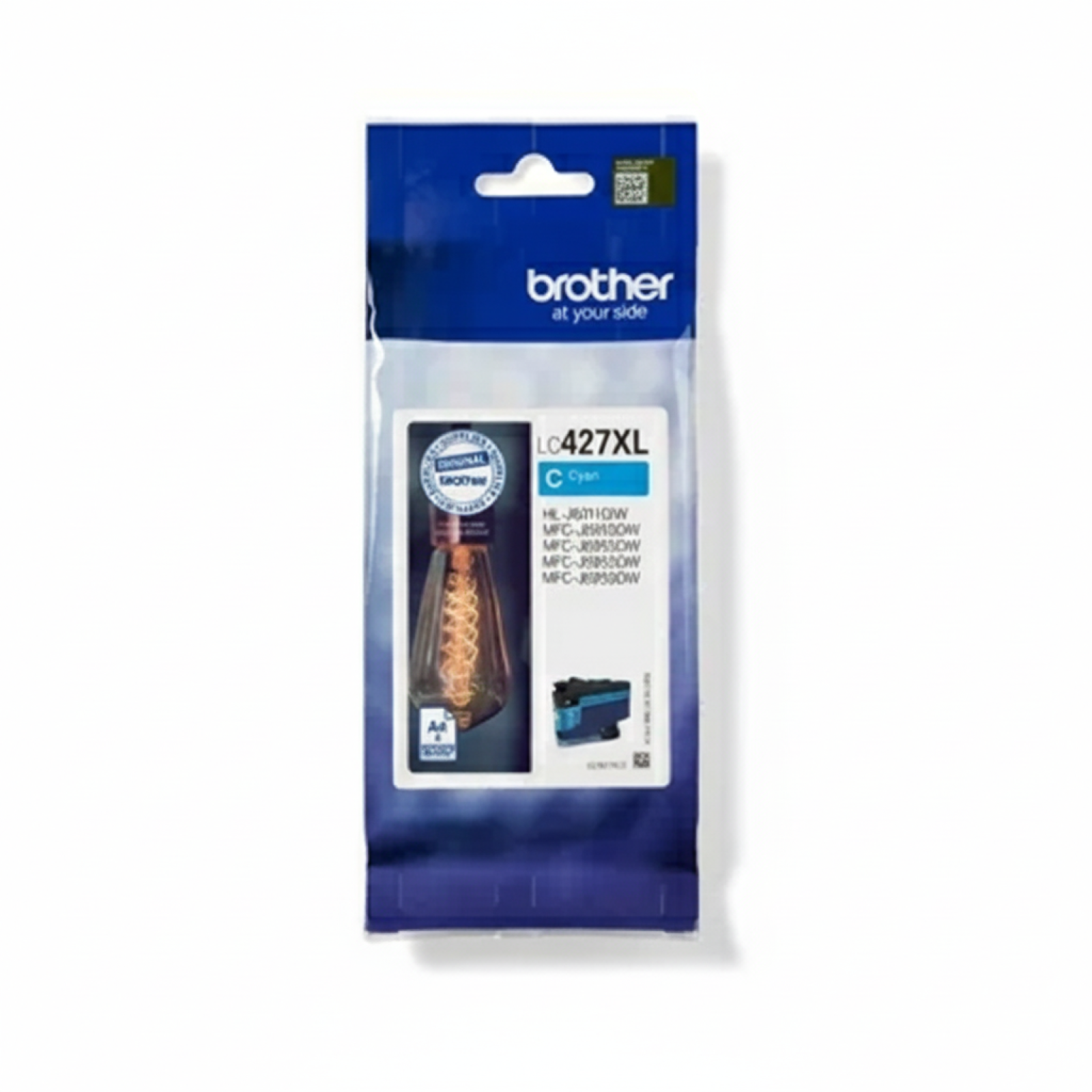Original OEM Ink Cartridge Brother LC-427 XL C (LC427XLC) (Cyan)