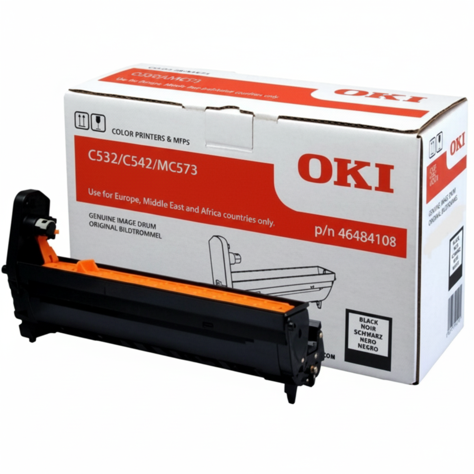 Original OEM Drum Unit Oki C532 (46484108) (Black)