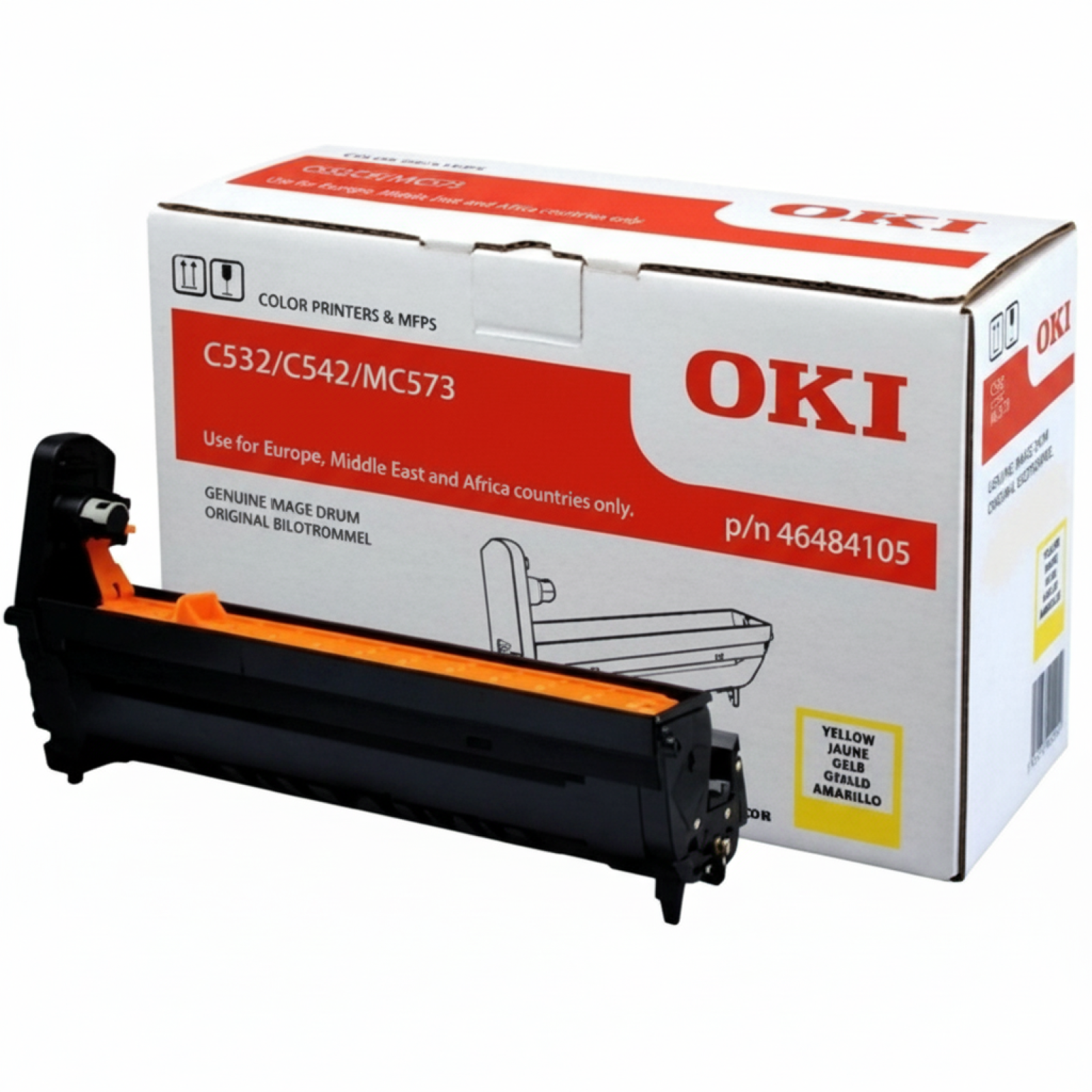 Original OEM Drum Unit Oki C532 (46484105) (Yellow)
