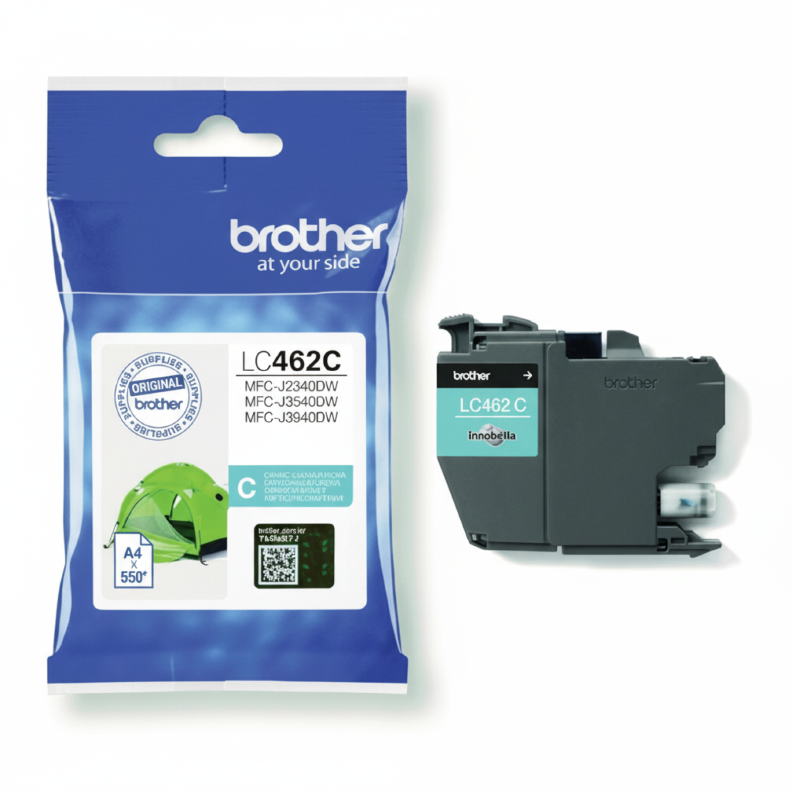 Original OEM Ink Cartridge Brother LC-462 C (LC462C) (Cyan)
