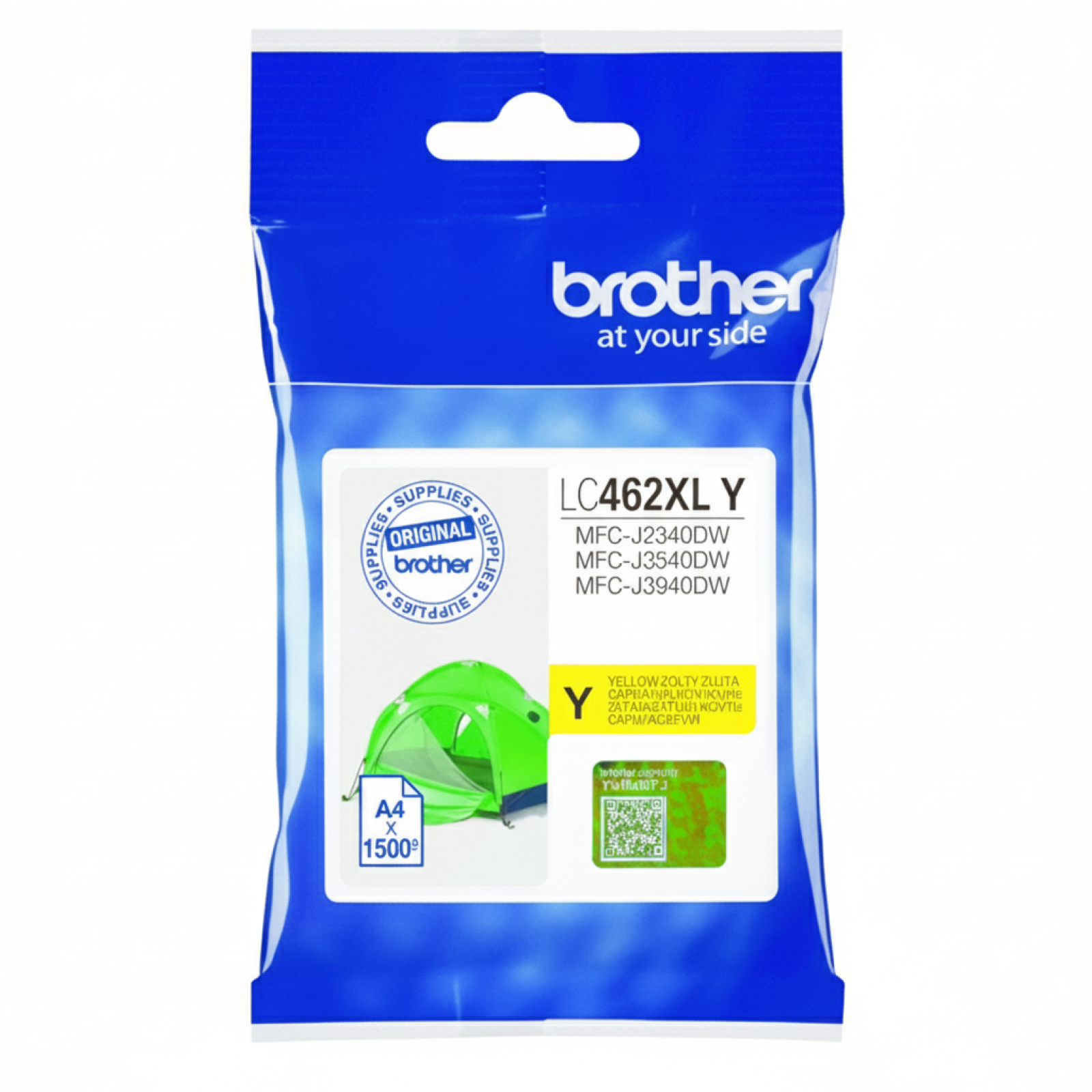 Original OEM Ink Cartridge Brother LC-462 XL Y (LC462XLY) (Yellow)