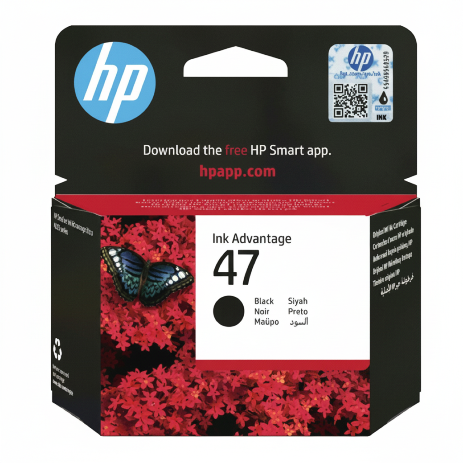 Original OEM Ink Cartridge HP 47 (6ZD21AE) (Black)