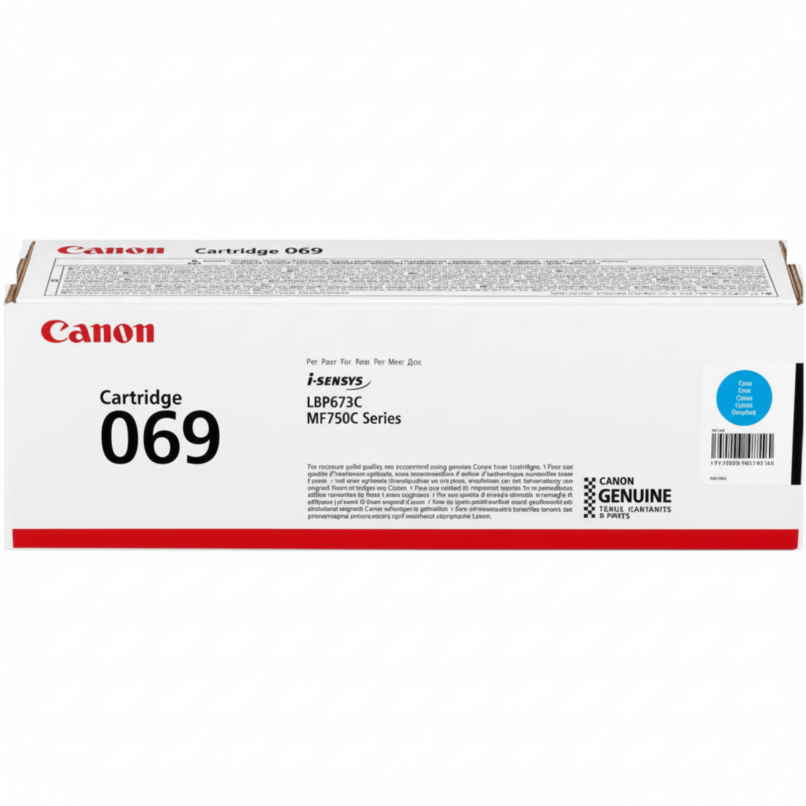 Original OEM Toner Canon CRG-069 (5093C002) (Cyan)