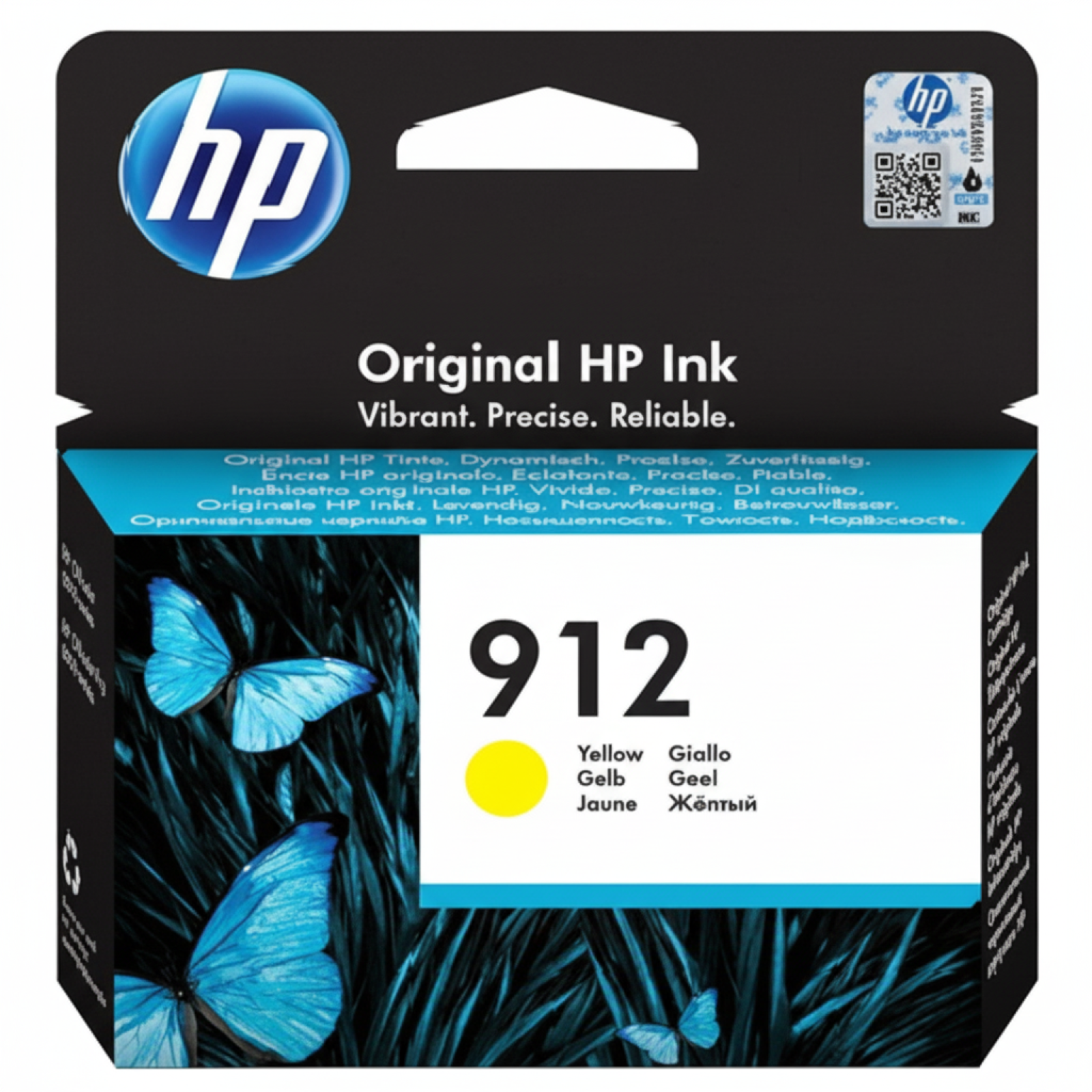 Original OEM Ink Cartridge HP 912 (3YL79AE) (Yellow)