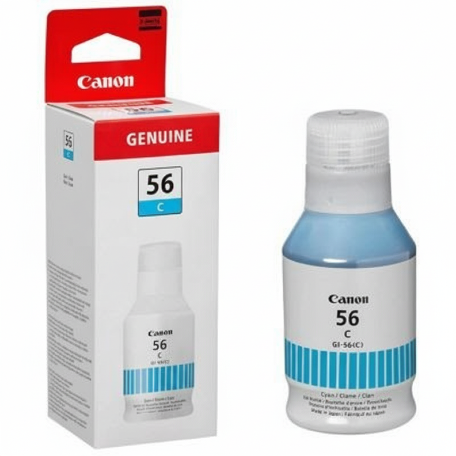 Original OEM Ink Cartridge Canon GI-56 C (4430C001) (Cyan)