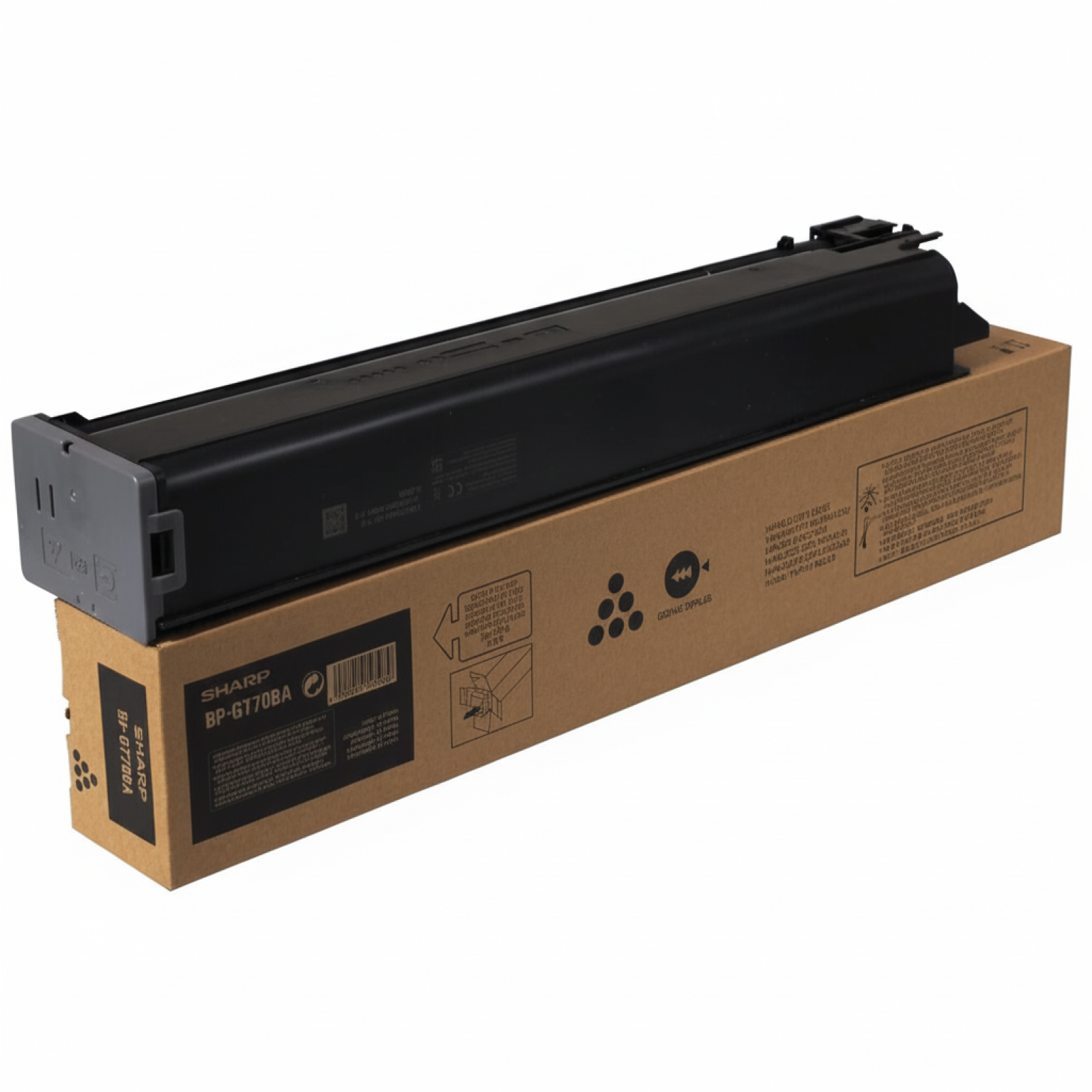 Original OEM Toner Sharp BP-GT70BA (BPGT70BA) (Black)