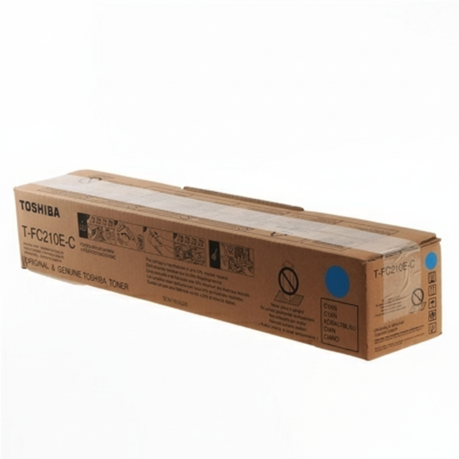 Original OEM Toner Toshiba T-FC210E-C (6AJ00000159) (Cyan)