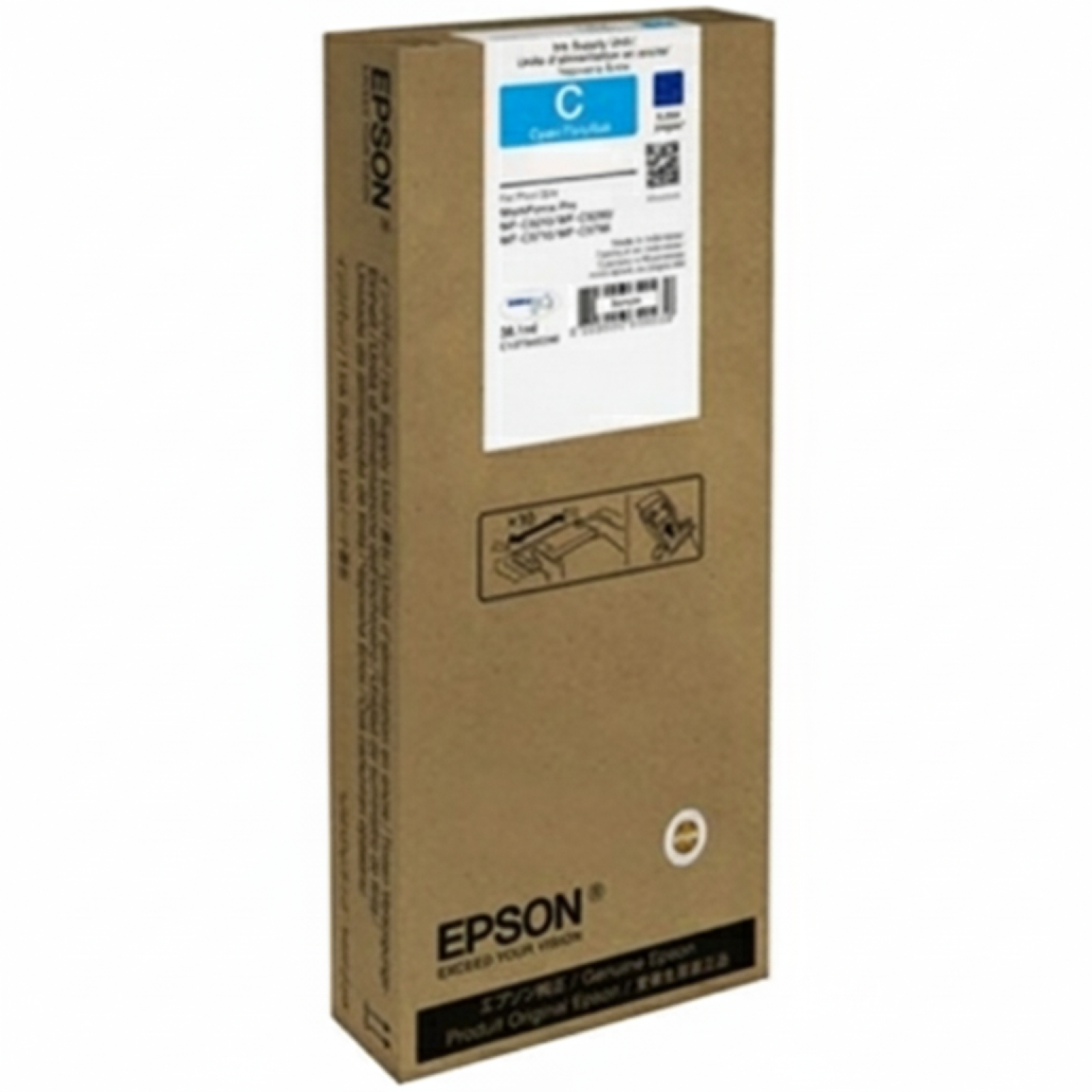 Original OEM Ink Cartridge Epson T11C2 (C13T11C240) (Cyan)