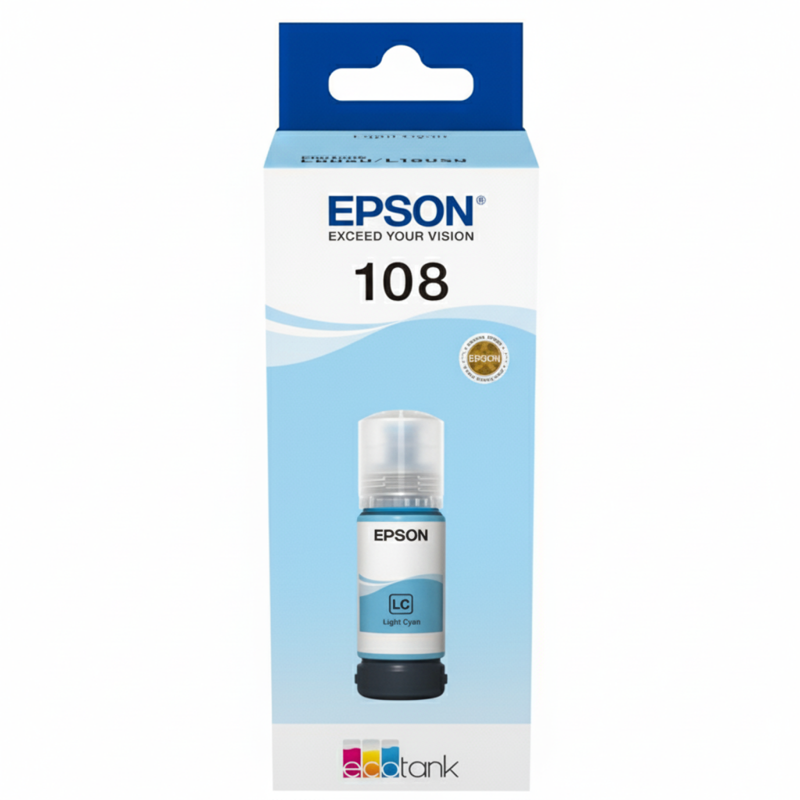 Original OEM Ink Cartridge Epson 108 (C13T09C54A) (Light cyan)