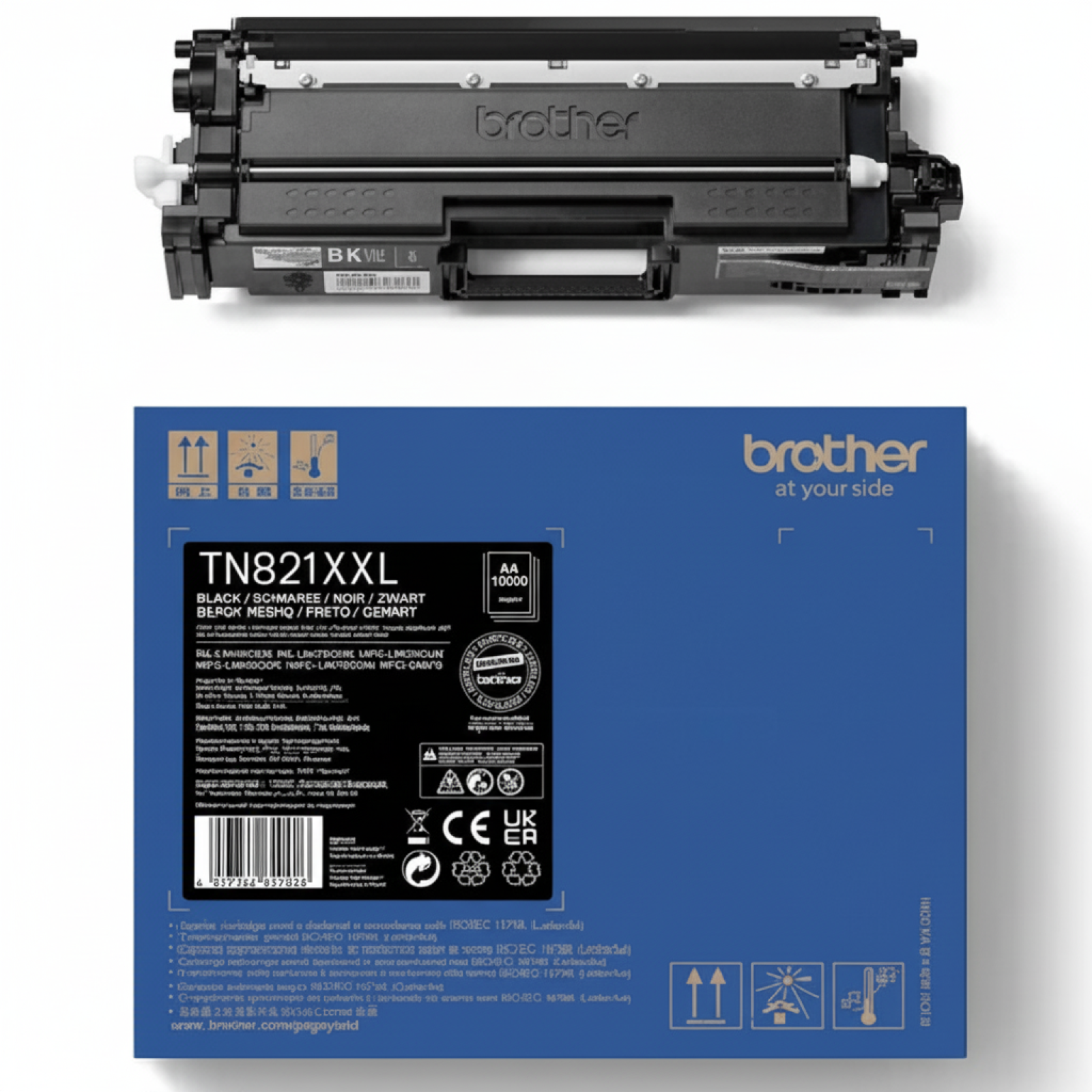 Original OEM Toner Brother TN-821XXLBK (TN821XXLBK) (Black)