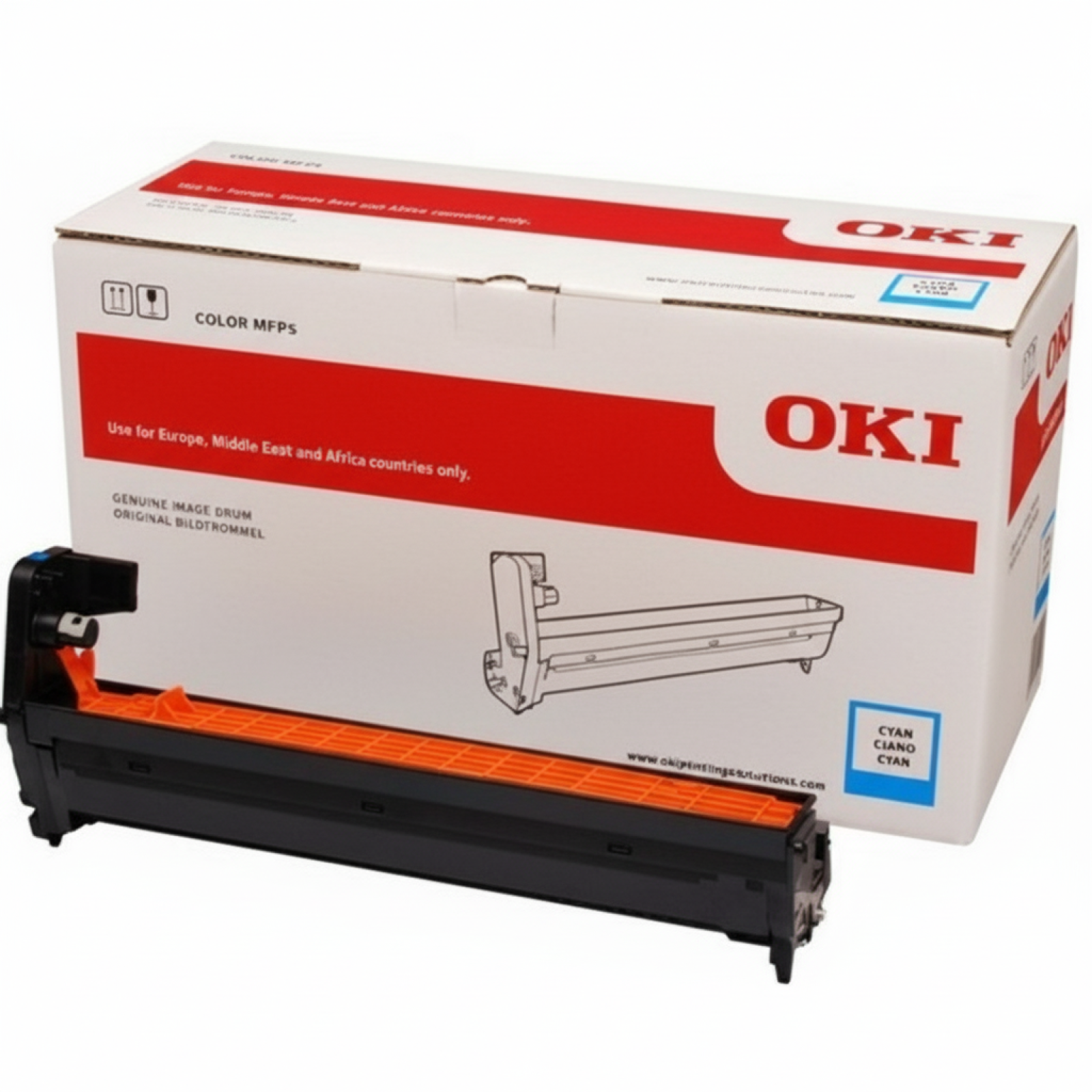 Original OEM Drum Unit Oki C612 (46507307) (Cyan)