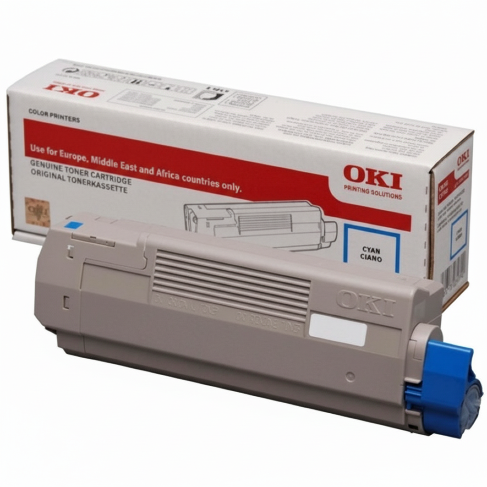 Original OEM Toner Oki C712 (46507615) (Cyan)