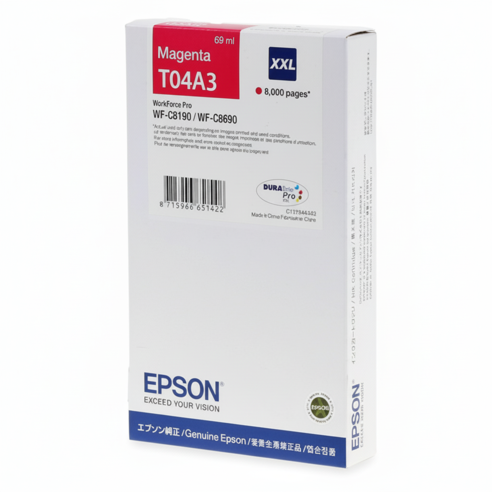 Original OEM Ink Cartridge Epson T04A3 XXL (C13T04A340) (Magenta)