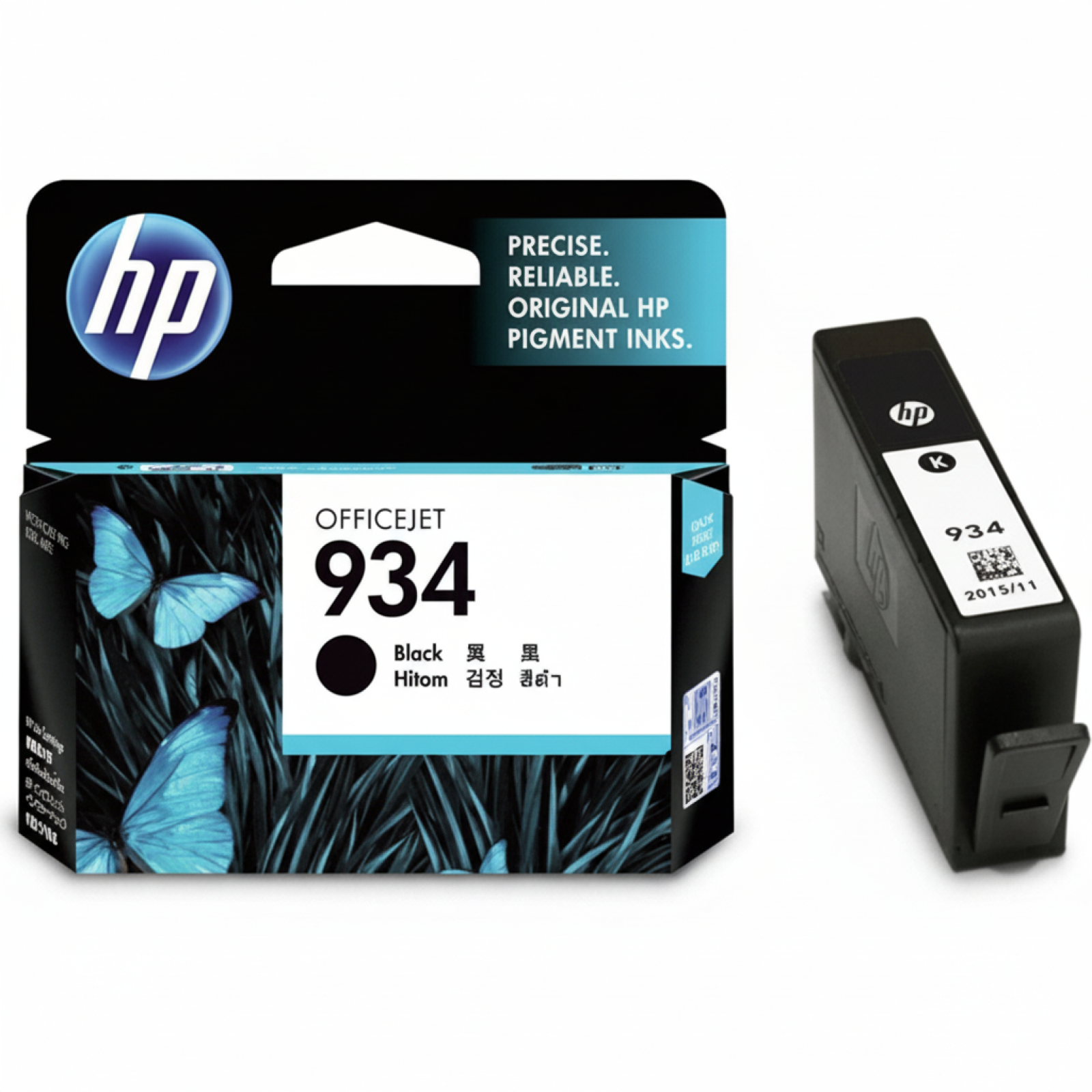 Original OEM Ink Cartridge HP 934 BK (C2P19AE) (Black)