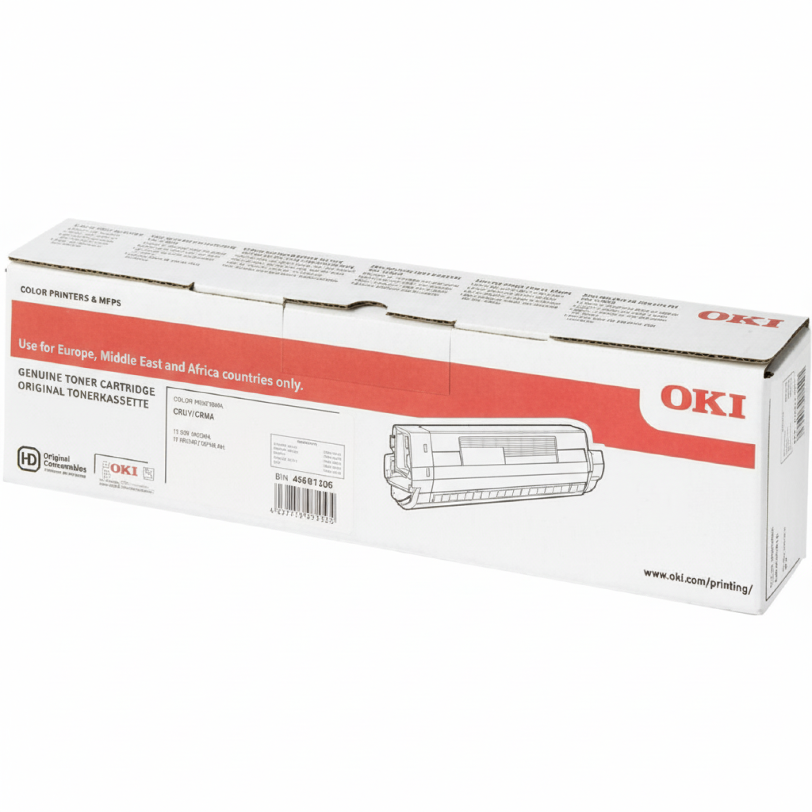 Original OEM Toner Oki C834 844 (46861306) (Magenta)