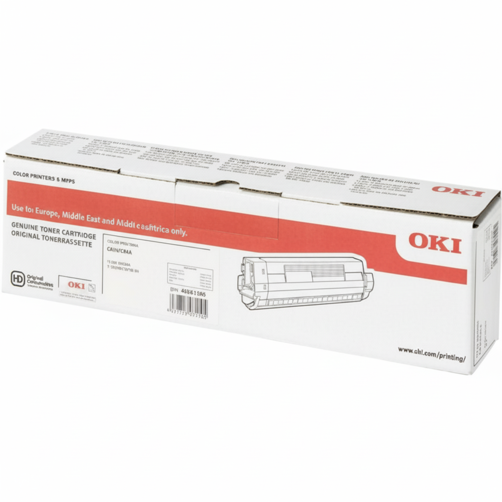 Original OEM Toner Oki C834 844 (46861307) (Cyan)