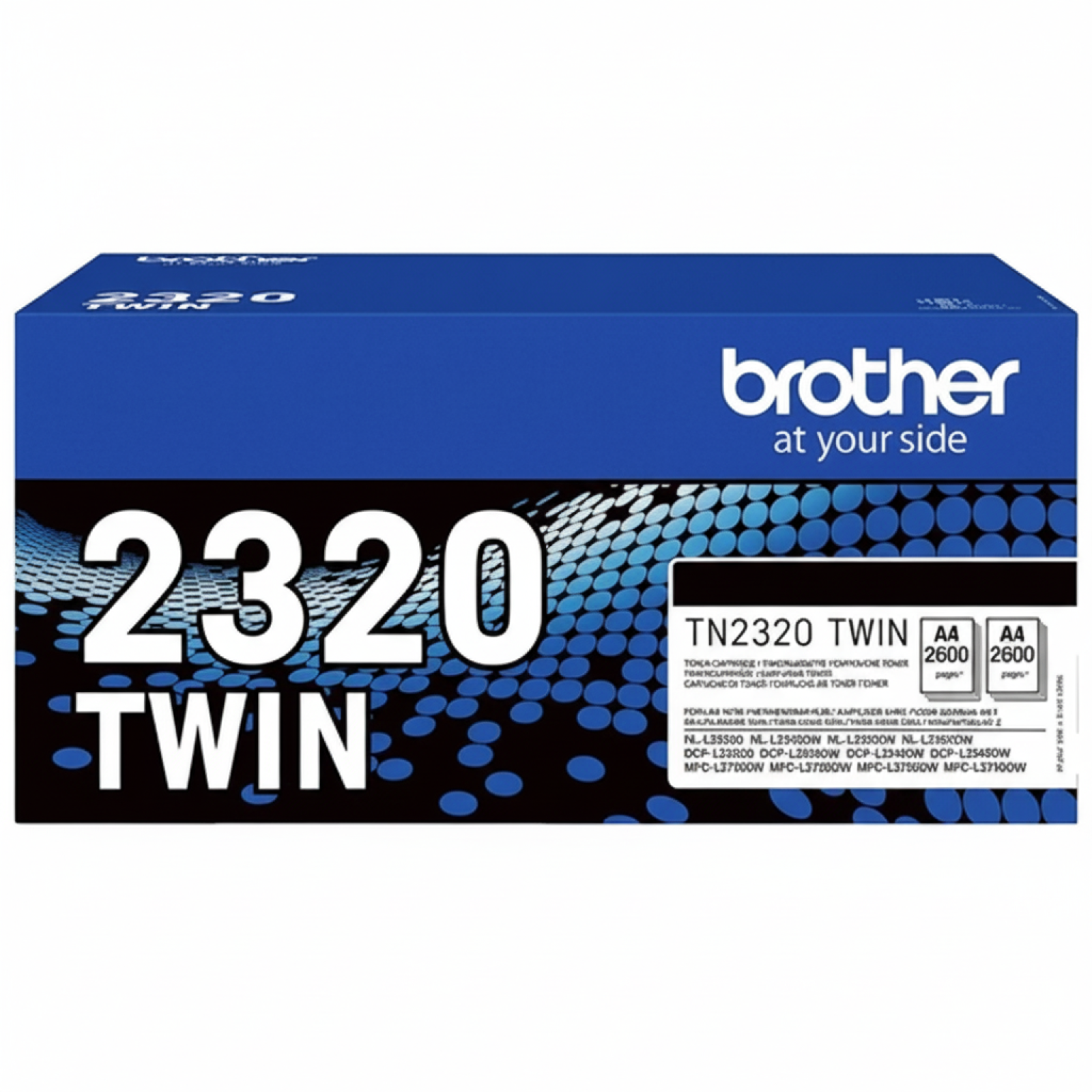 Original OEM Toners Brother TN-2320 (TN2320TWIN) (Black) (2-pack)