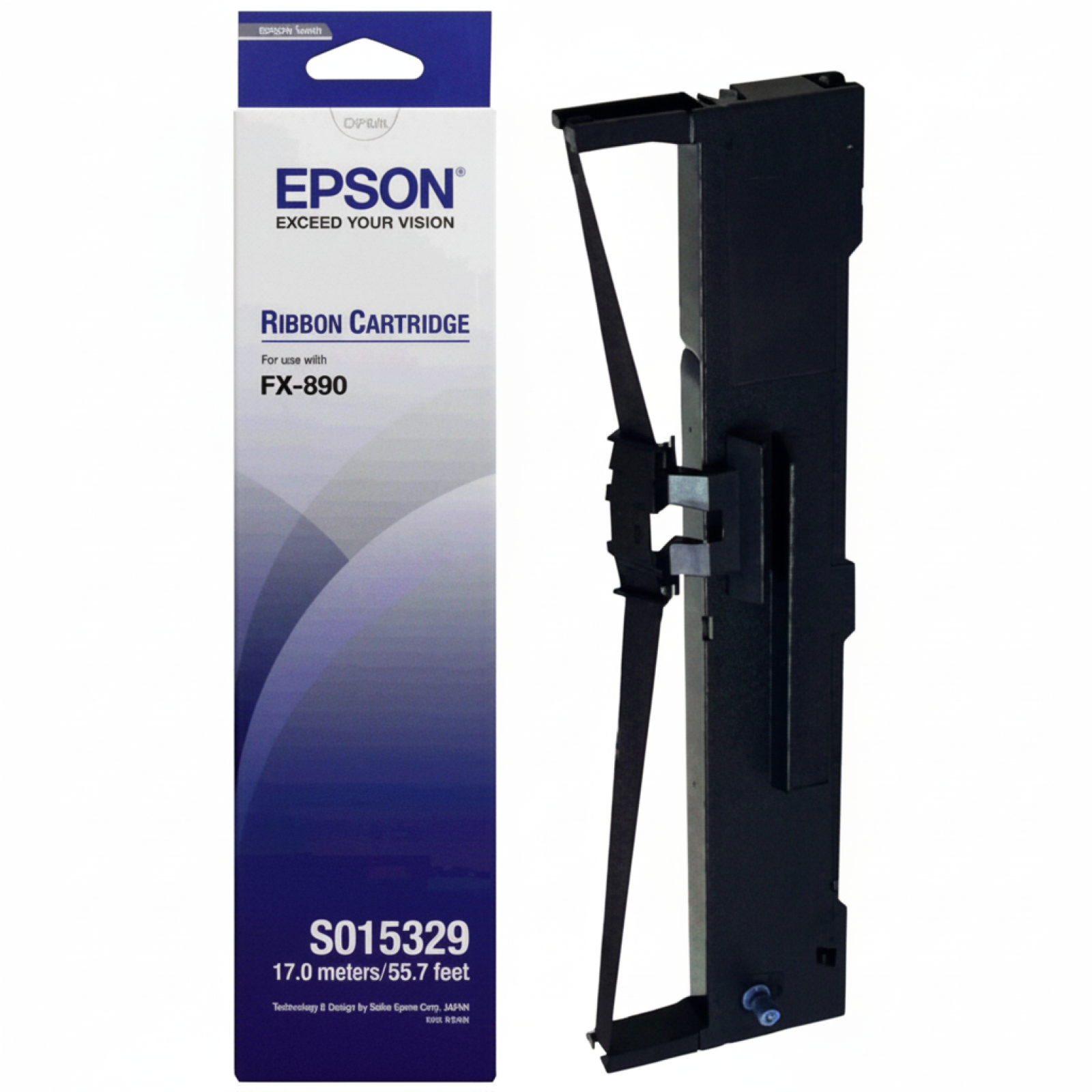 Original OEM Ink Ribbon Epson FX-890 (C13S015329) (Black)