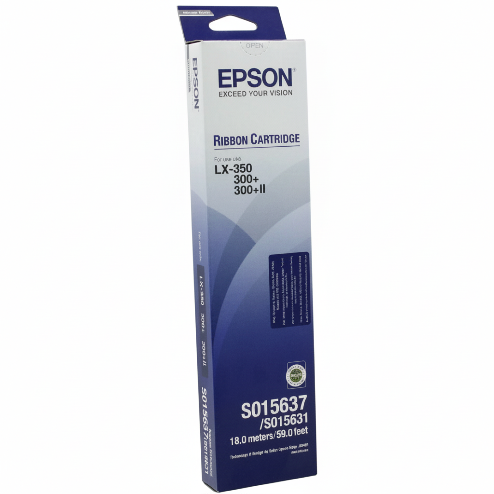 Original OEM Ink Ribbon Epson LX-300 350 (C13S015637) (Black)