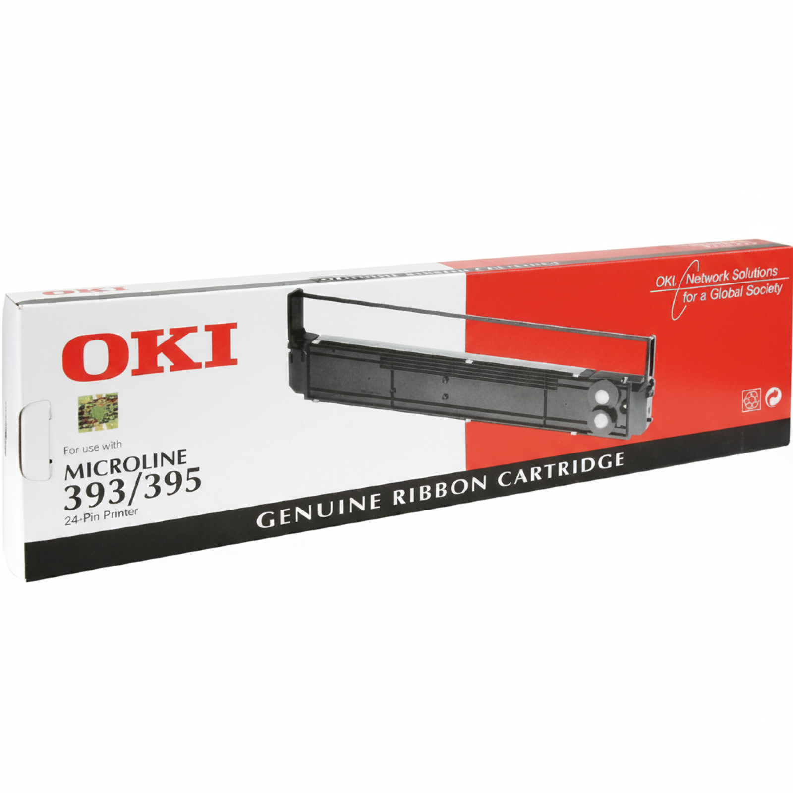 Original OEM Ink Ribbon Oki ML-393 395 (9002311) (Black)