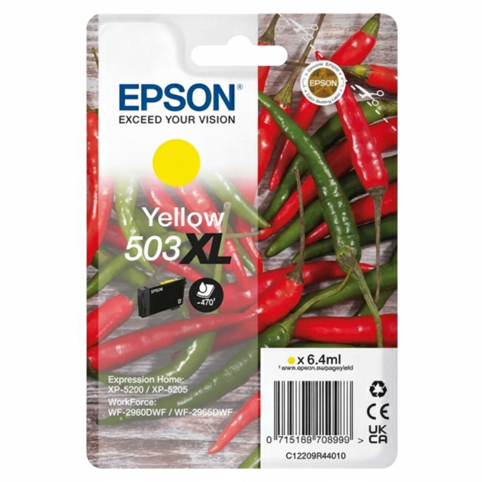 Original OEM Ink Cartridge Epson 503 XL (C13T09R44010) (Yellow)
