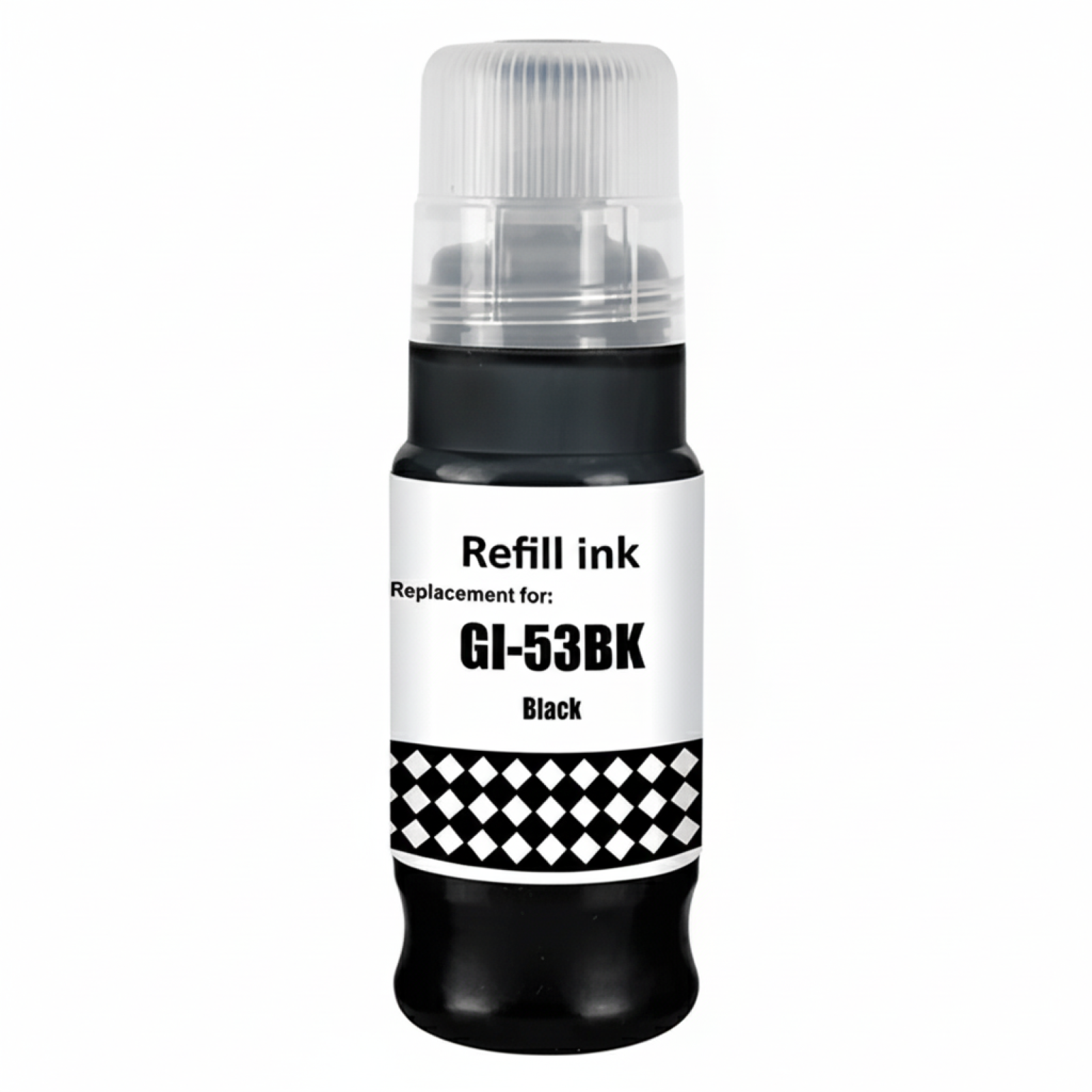 Compatible Ink Cartridge GI-53 BK for Canon (4699C001) (Black)