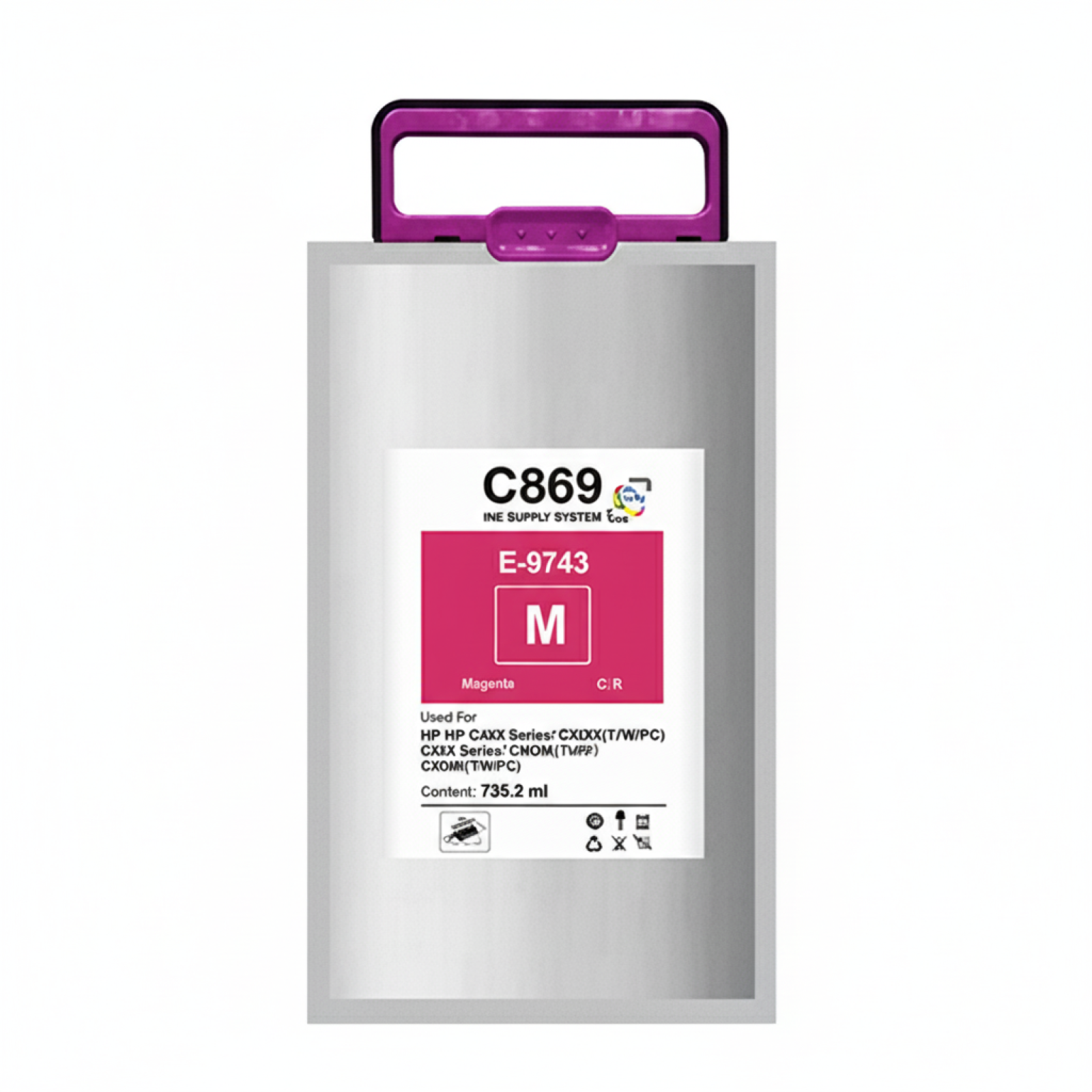 Compatible Ink Cartridge T9743 for Epson (C13T974300) (Magenta)