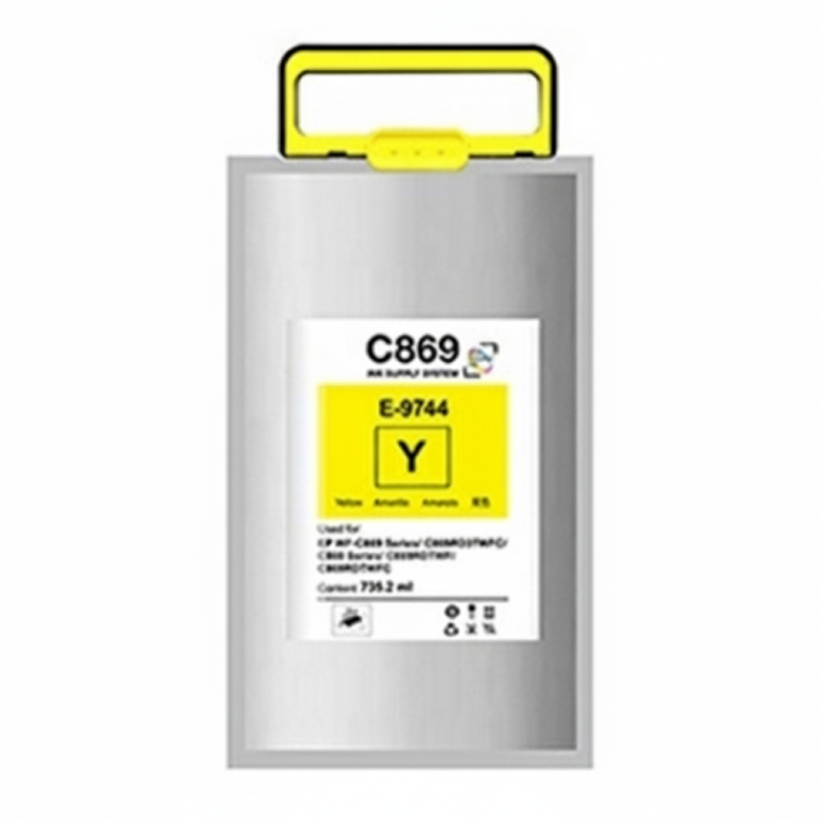 Compatible Ink Cartridge T9744 for Epson (C13T974400) (Yellow)