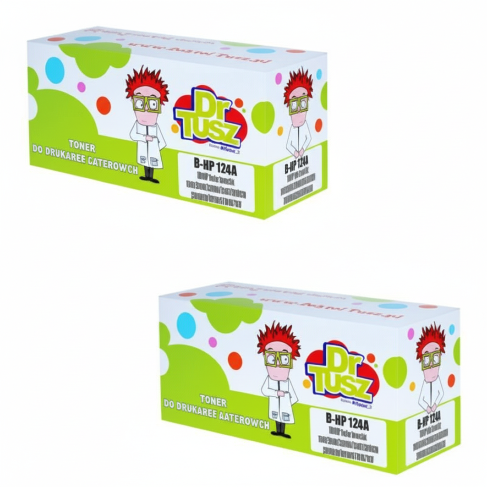 Compatible Toners 124A for HP (Q6000AD) (Black) (2-pack)