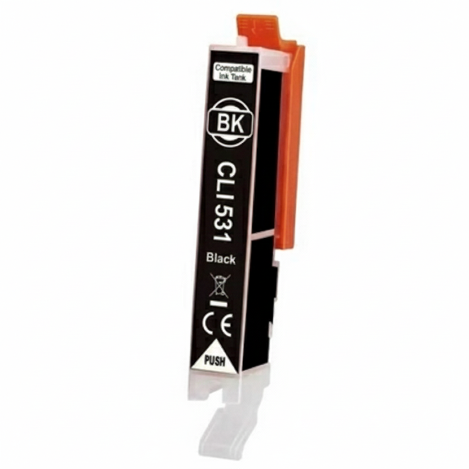 Compatible Ink Cartridge CLI-531 BK for Canon (6118C001) (Black)