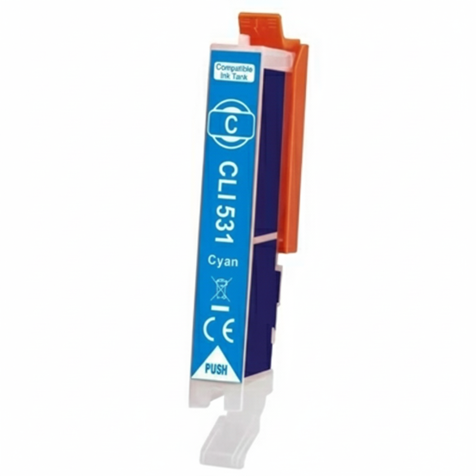 Compatible Ink Cartridge CLI-531 C for Canon (6119C001) (Cyan)