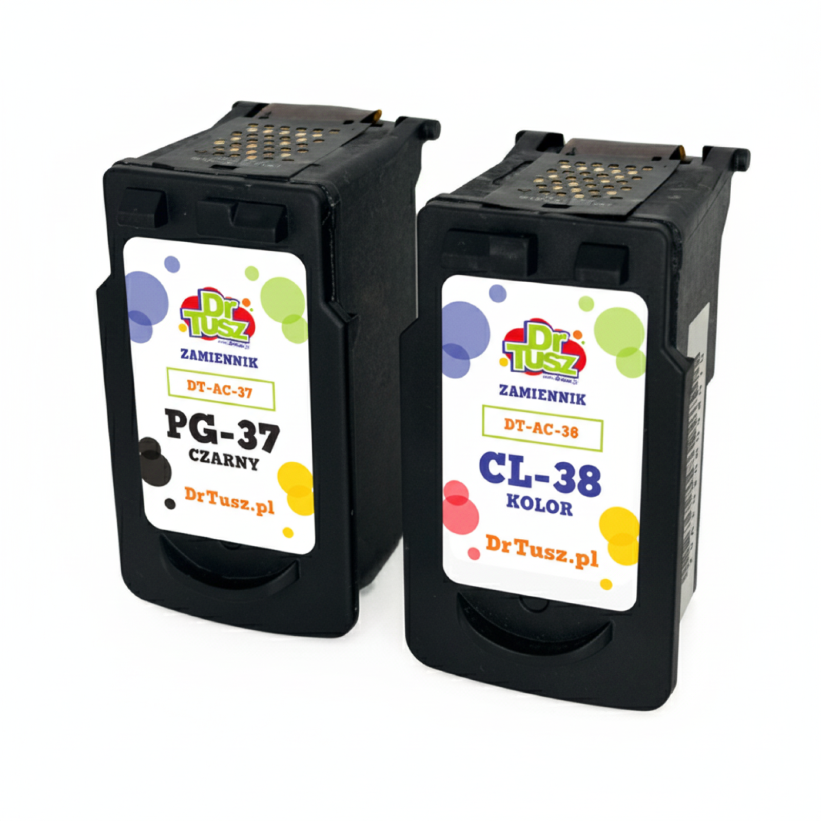 Compatible Ink Cartridges PG-37 + CL-38 for Canon (DT-AC-37+38 K) (multi pack)
