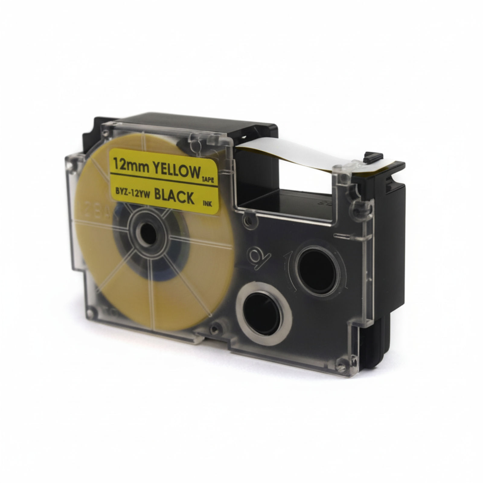 Compatible Ink Ribbon XR-12YW1 for Casio (XR-12YW1) (Yellow) (12 mm, 8 m)